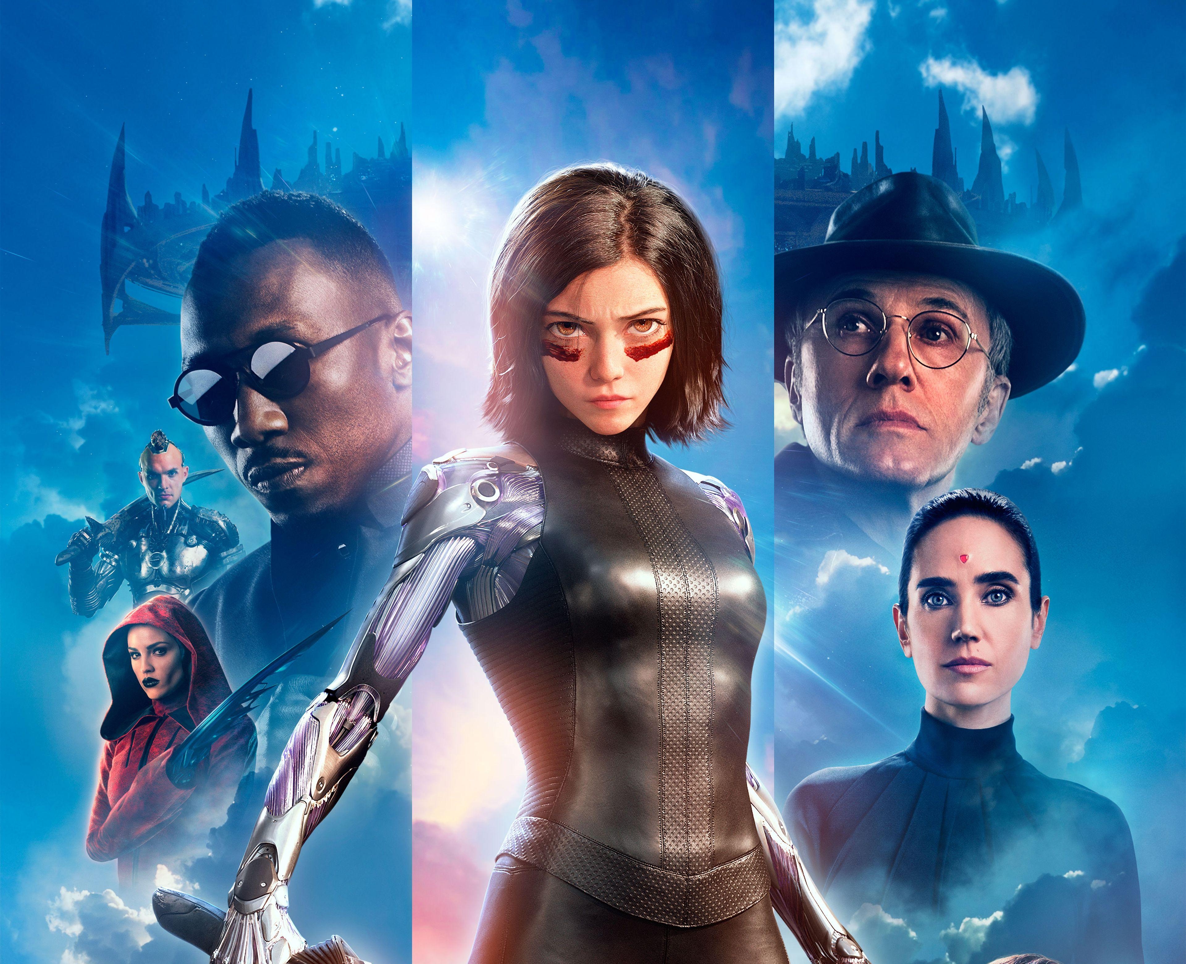 Alita Battle Angel, 4K, Filme, Hintergrund, Sci-Fi, 3840x3120 4K Desktop