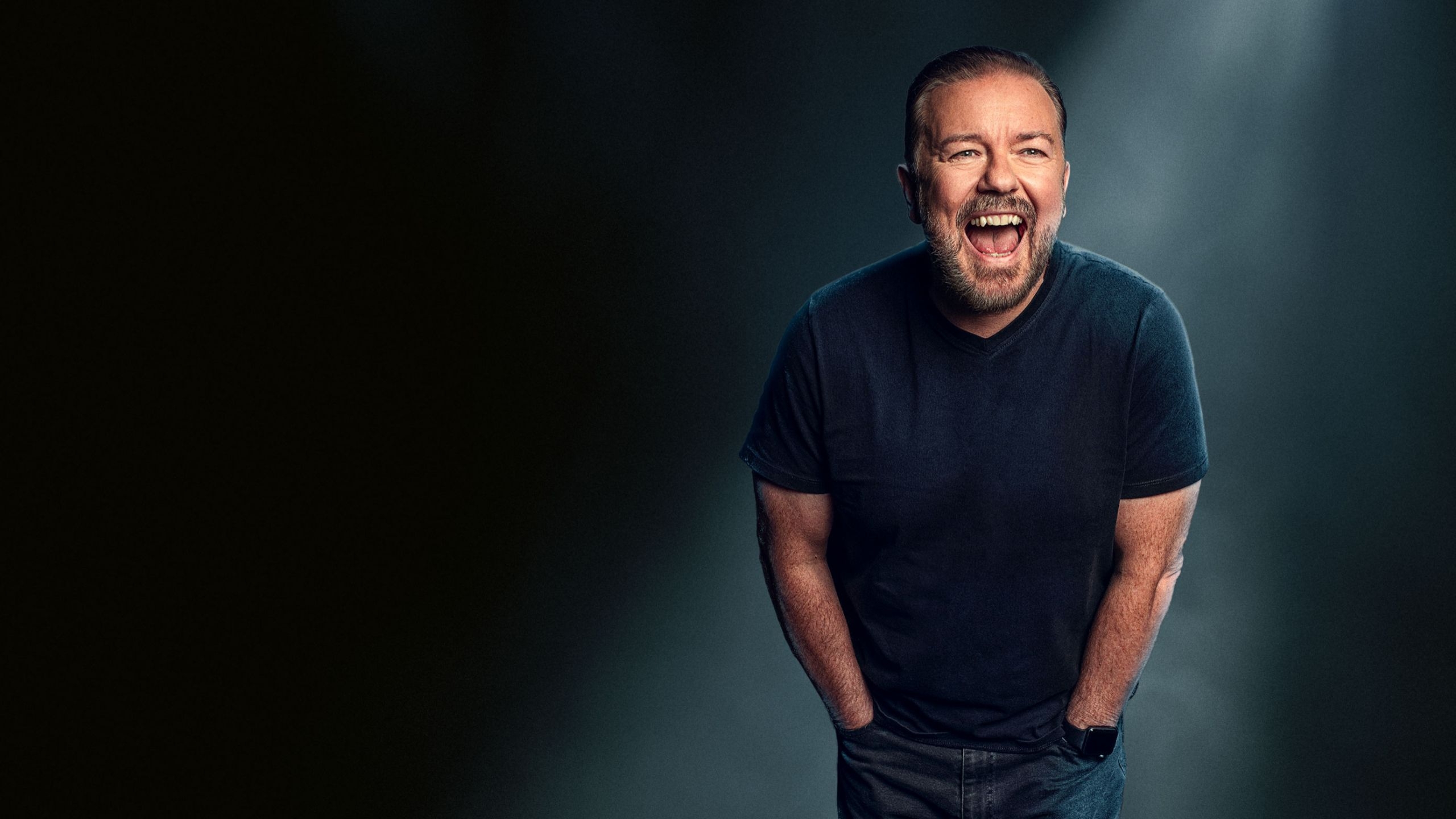 Ricky Gervais, Armageddon, Golden Globe, Stand-up Comedy, Preis, 2560x1440 HD Desktop