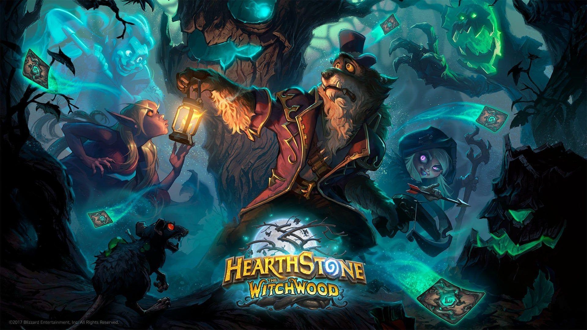 Hearthstone, Hexenwald, Offiziell, Tapete, Spiel, 1920x1080 Full HD Desktop