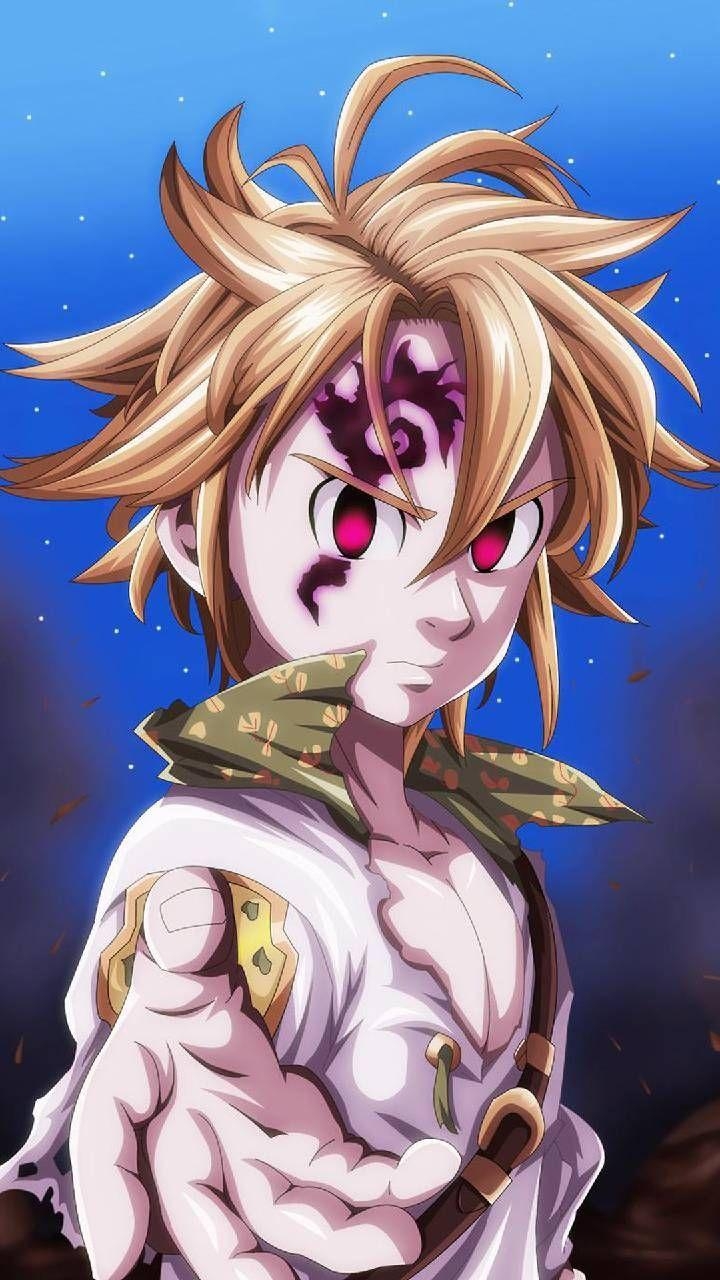 Meliodas, Anime, Nanatsu, Dämon, Charakter, 720x1280 HD Handy