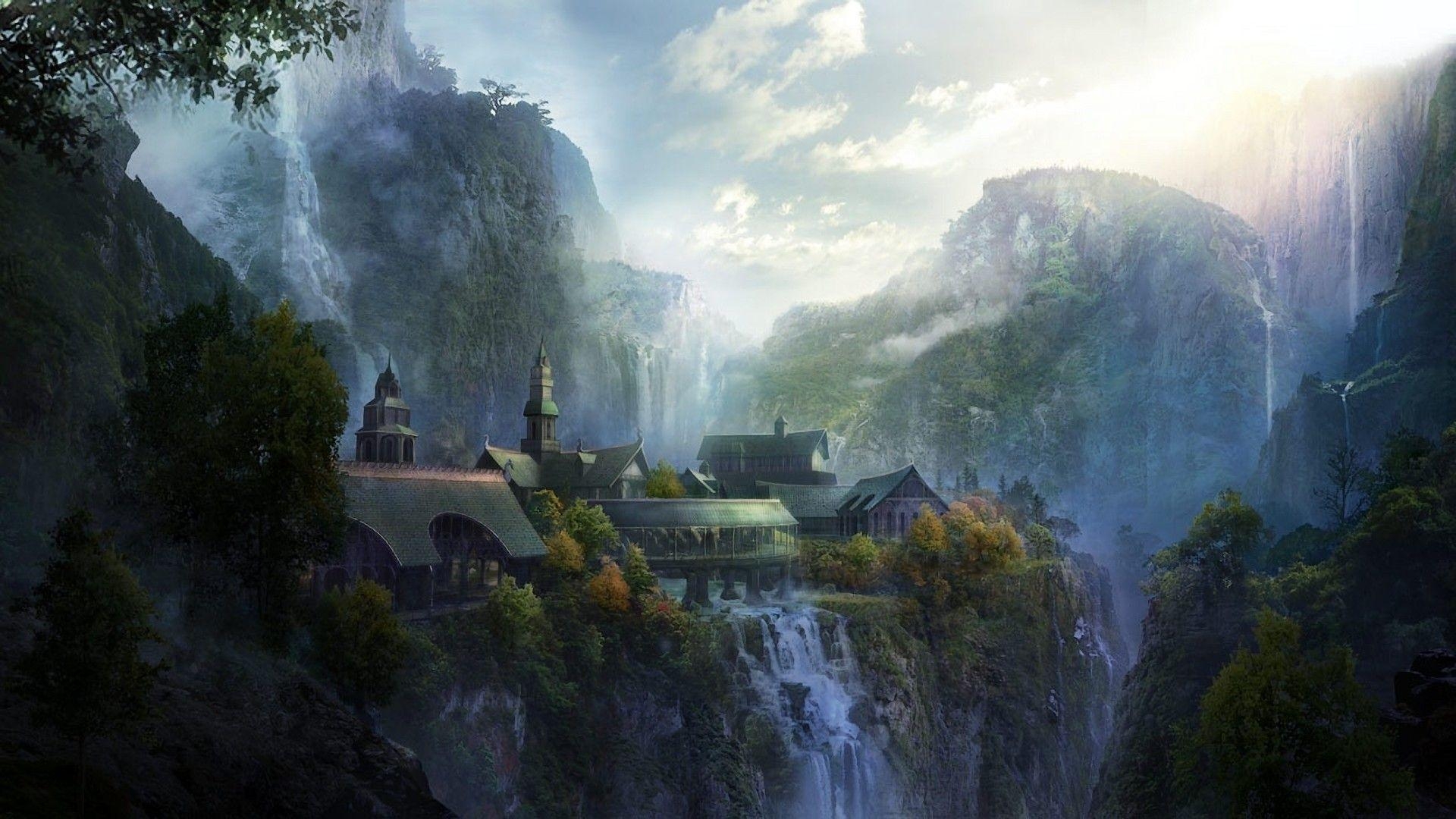 Bruchtal, Herr der Ringe, Filme, Fantasie, Mittelerde, 1920x1080 Full HD Desktop