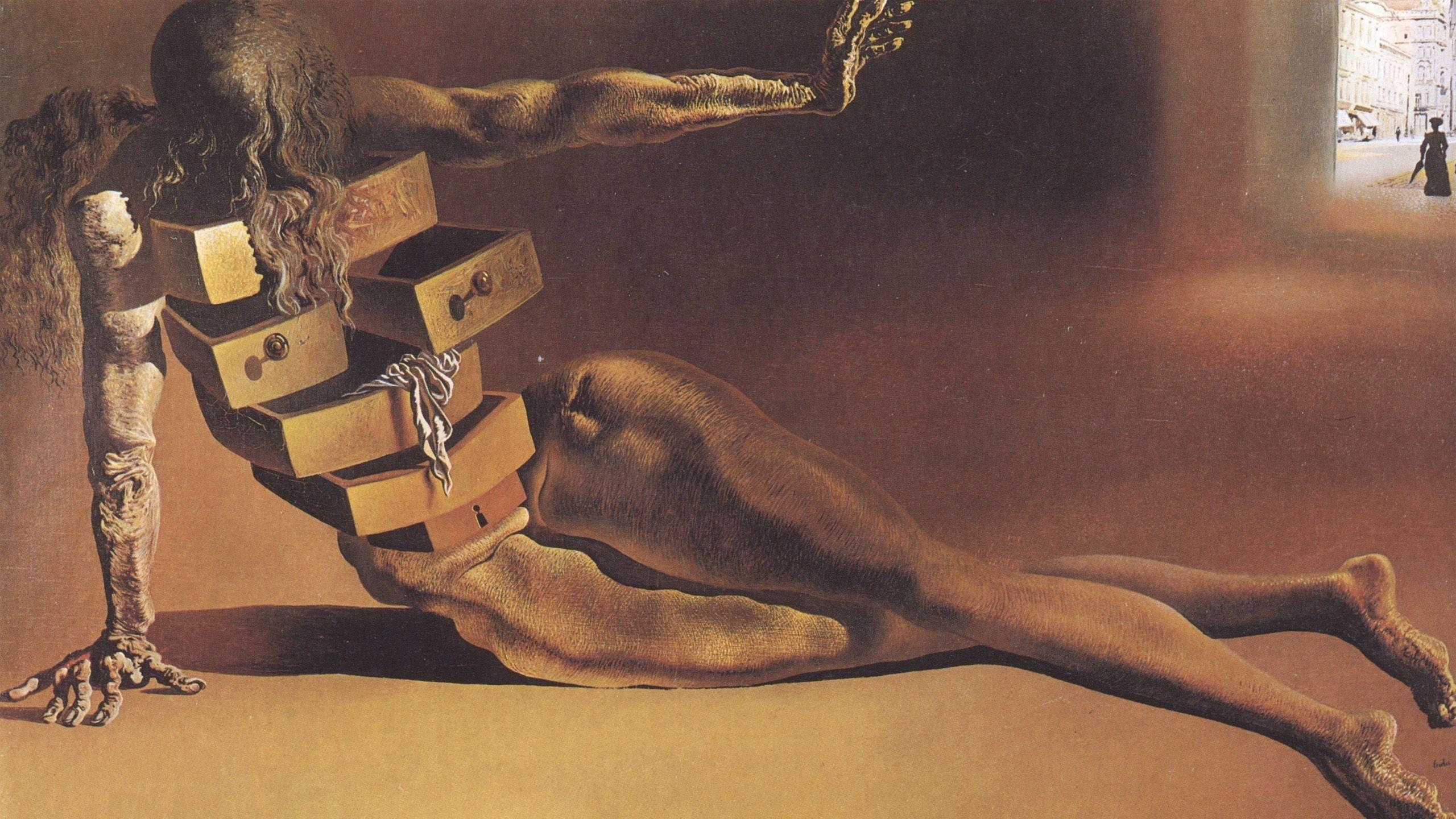 Salvador Dalí, Surrealismus, Kunstwerk, Bild, Künstler, 2560x1440 HD Desktop