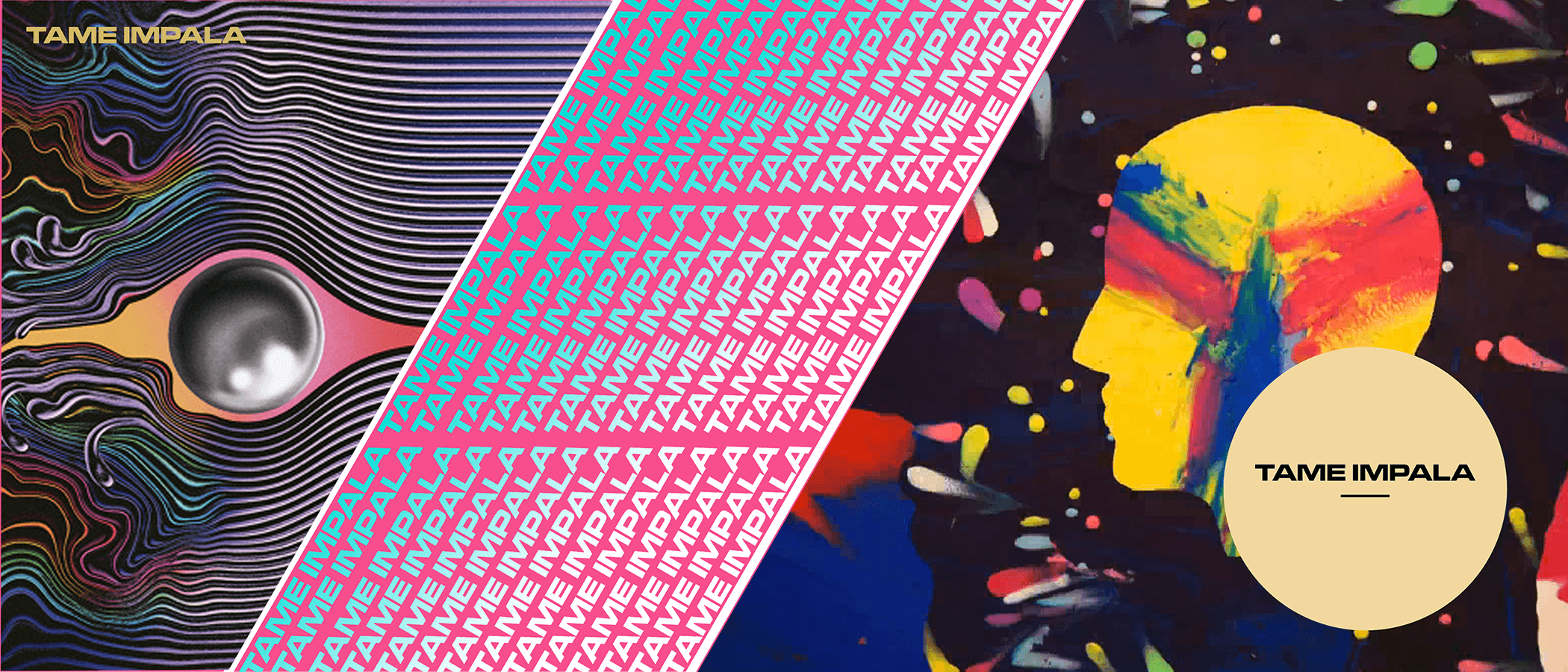 Tame Impala, Photoshop, Design, Musik, Künstlerisch, 2100x900 Dual Screen Desktop