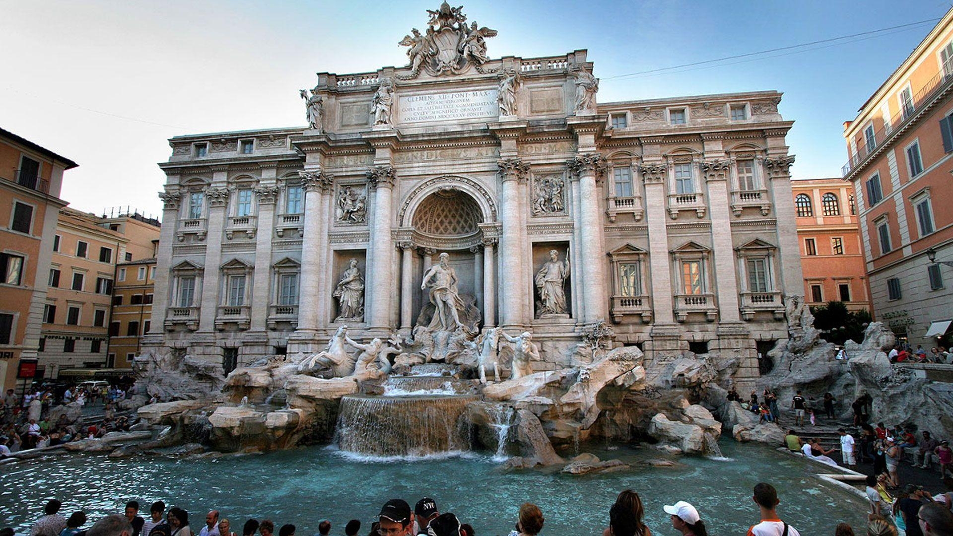 Trevi-Brunnen, HD, Rom, Hintergrund, Bild, 1920x1080 Full HD Desktop