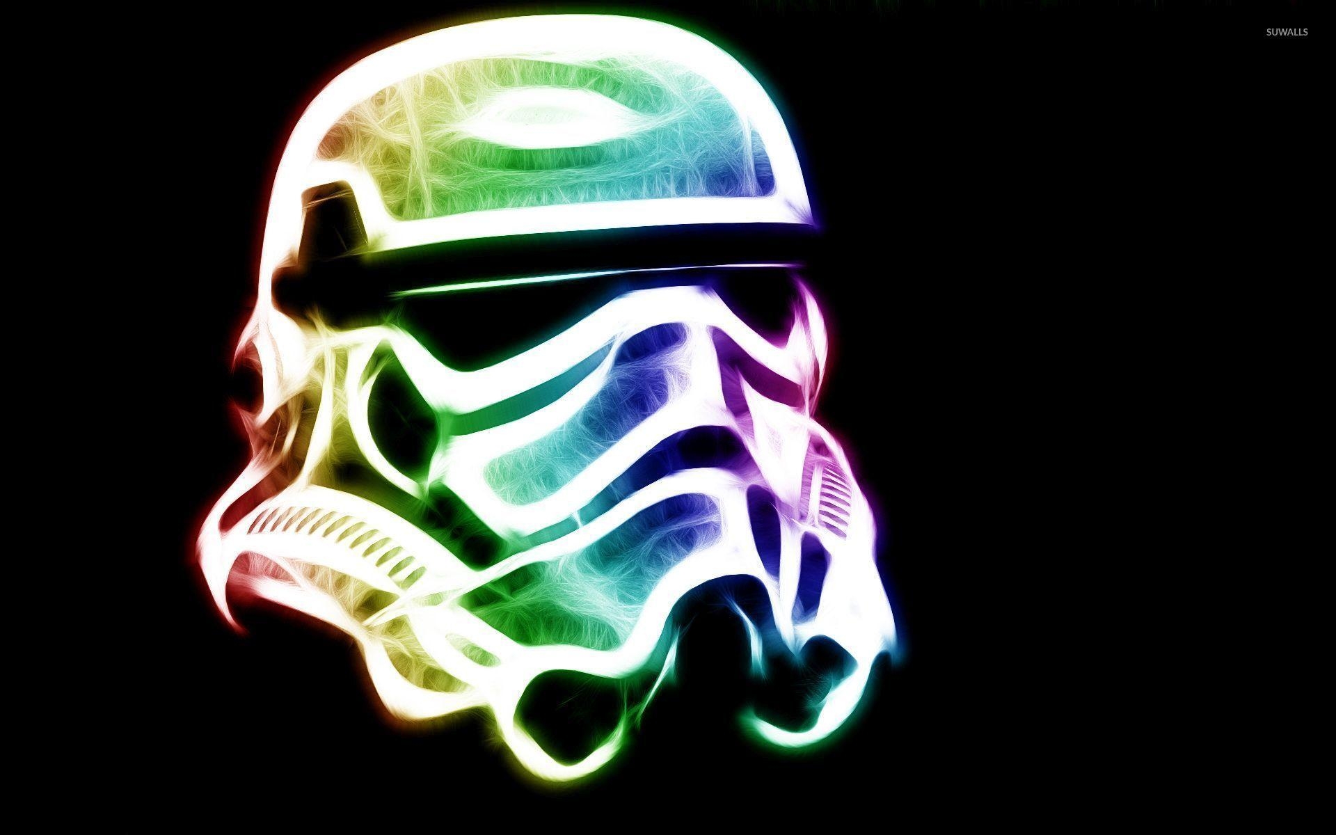 Neon, Stormtrooper, Helm, Star Wars, Sci-Fi, 1920x1200 HD Desktop