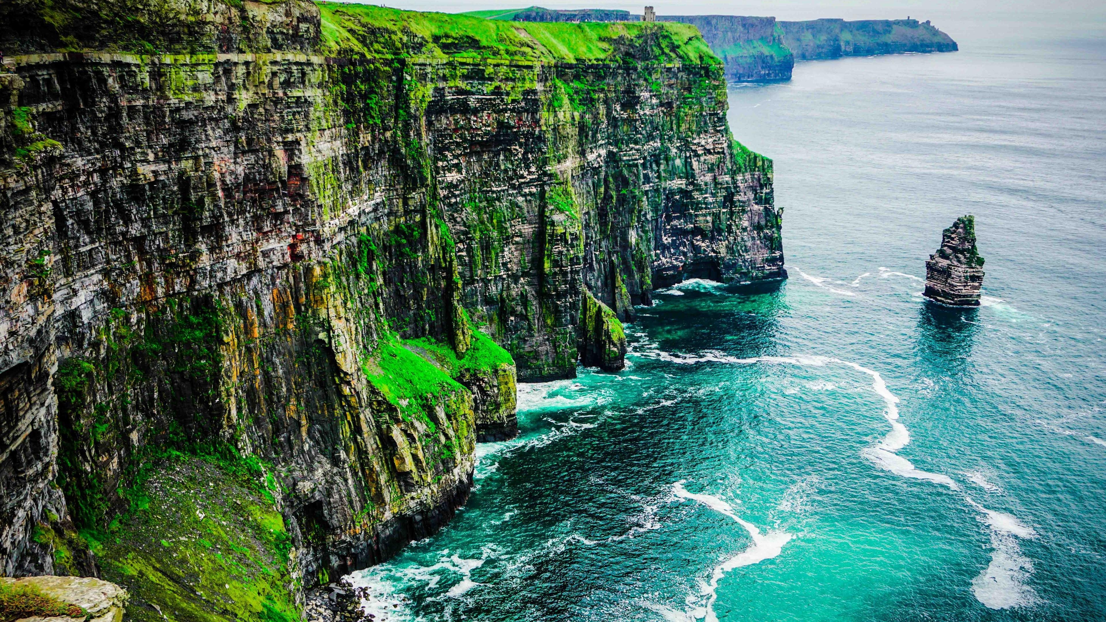 Kliffs von Moher, Clare, Burren, Irland, Landschaft, 3840x2160 4K Desktop