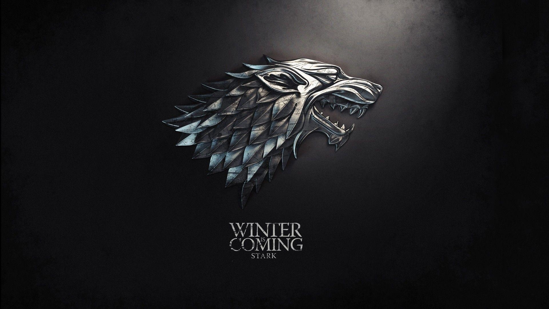 Haus Stark, Game of Thrones, TV-Serie, Familienwappen, Winterfell, 1920x1080 Full HD Desktop