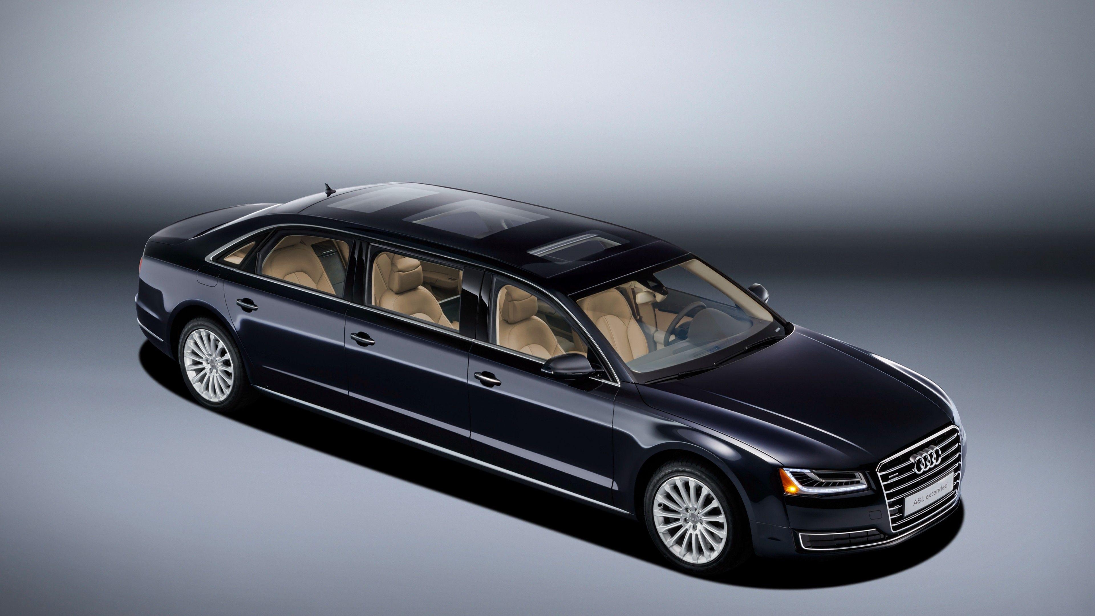 Audi A8 L, Extended, Luxuswagen, Limousine, Autos, 3840x2160 4K Desktop