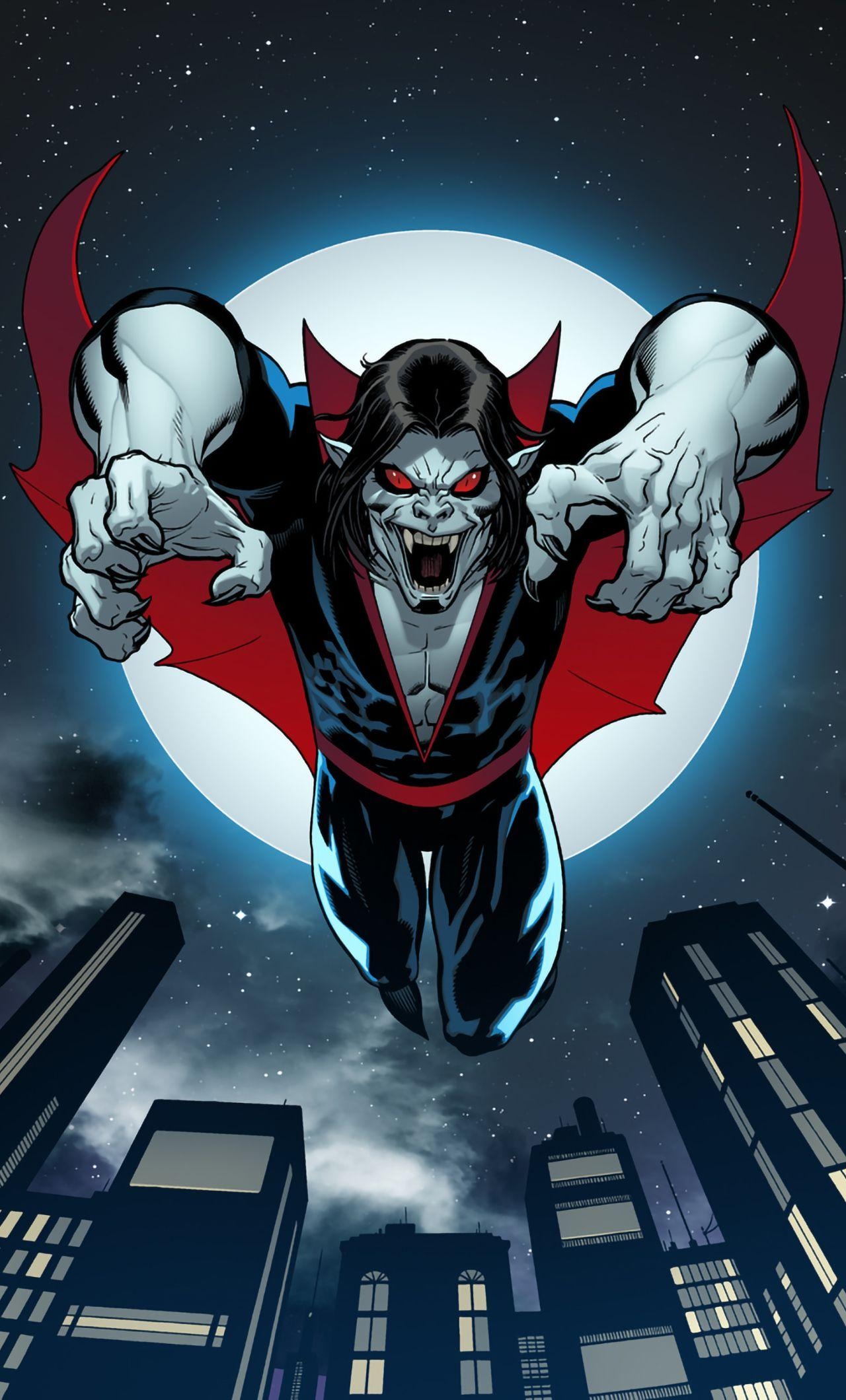 Morbius, Kunst, iPhone, Superhelden, 4K, 1280x2120 HD Handy