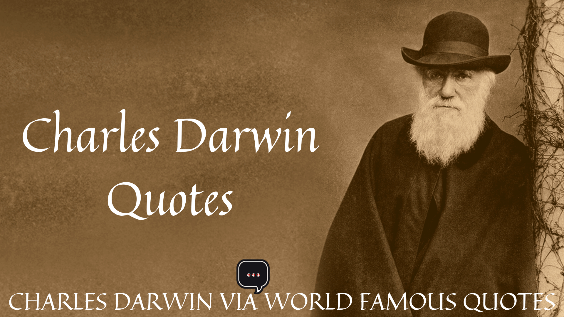 Charles Darwin, Zitate, Evolution, Wissenschaft, Natur, 1920x1080 Full HD Desktop