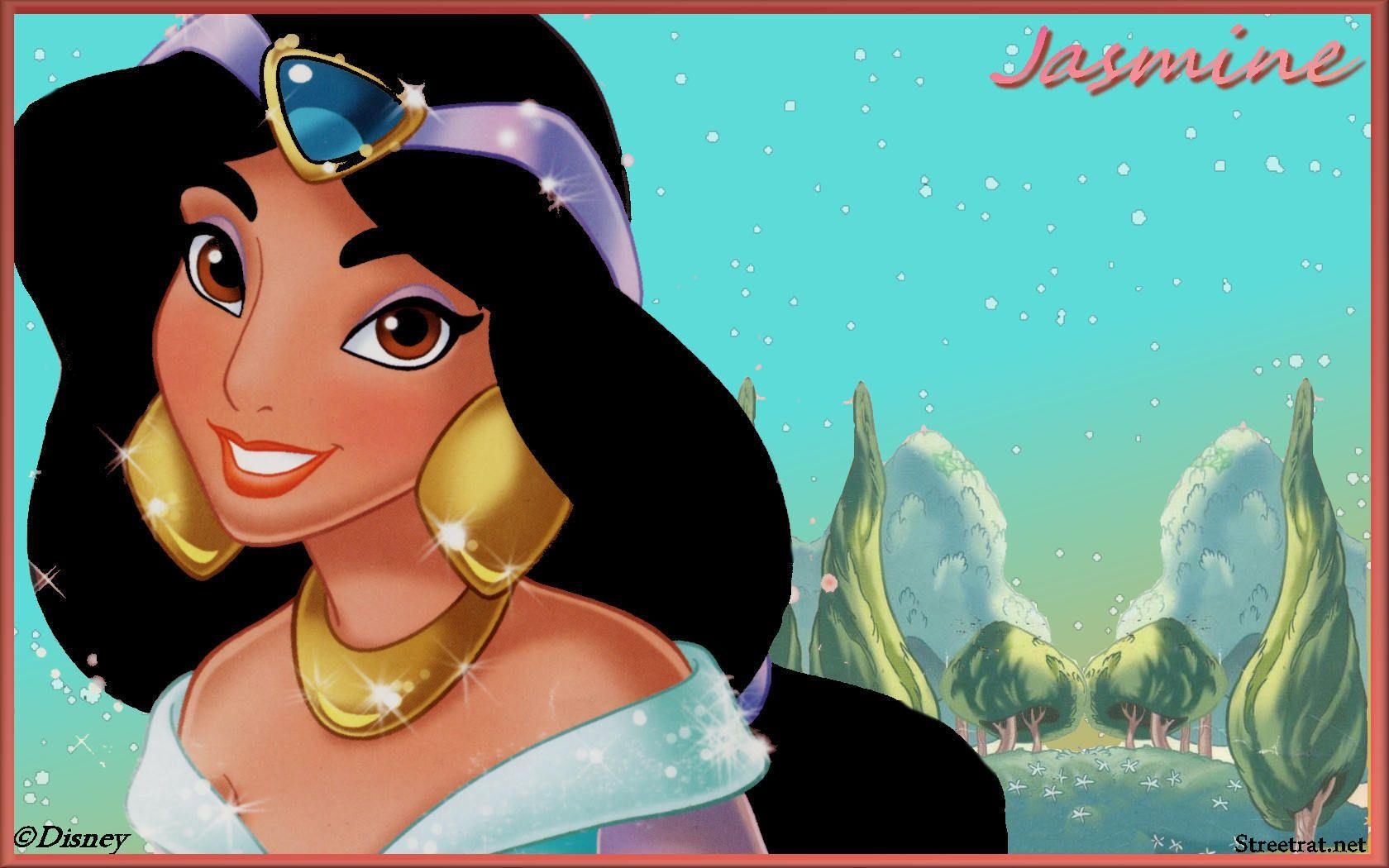 Prinzessin Jasmin, Wallpaper, Cartoon, Disney, Aladdin, 1680x1050 HD Desktop