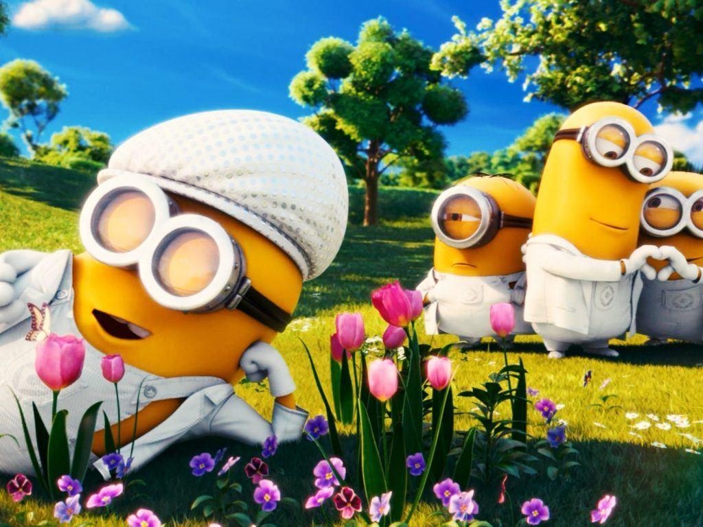 Ich - Einfach Unverbesserlich 3, Niedlich, Minions, Zeichentrick, Hintergrund, 1030x770 HD Desktop