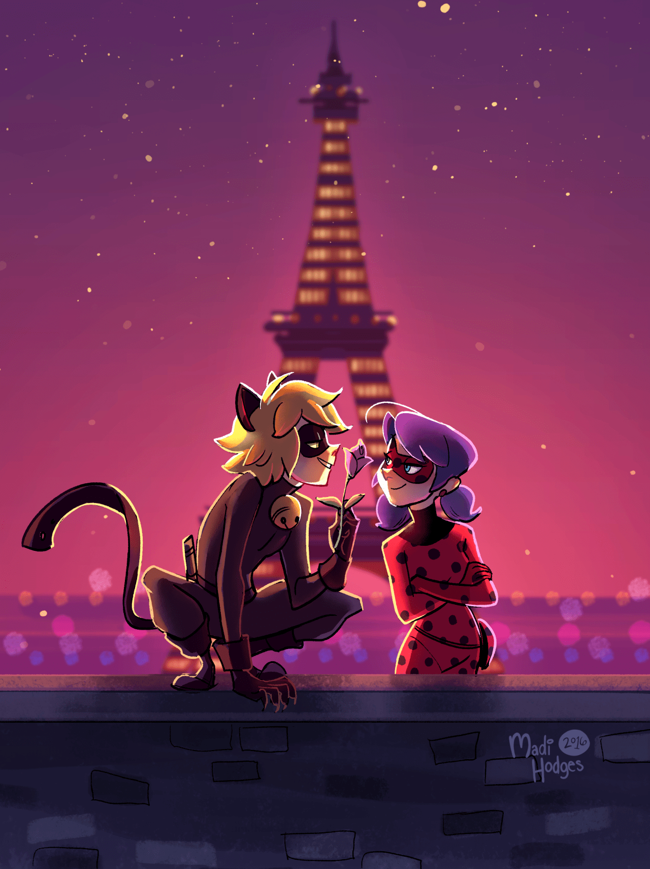 Ladybug, Cat Noir, Bild, Cartoons, Charme, 1280x1710 HD Handy