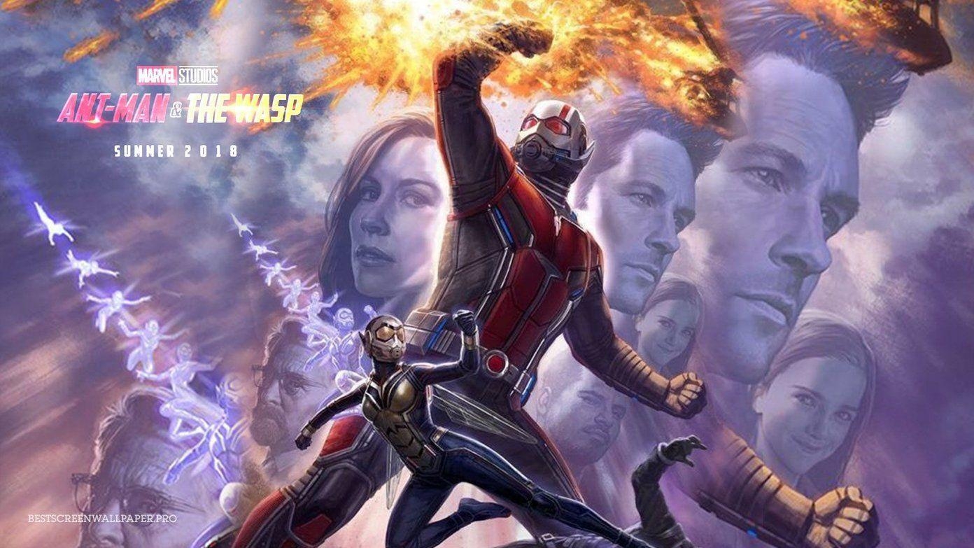 Ant-Man, Wasp, HD, Marvel, Film, 1400x790 HD Desktop