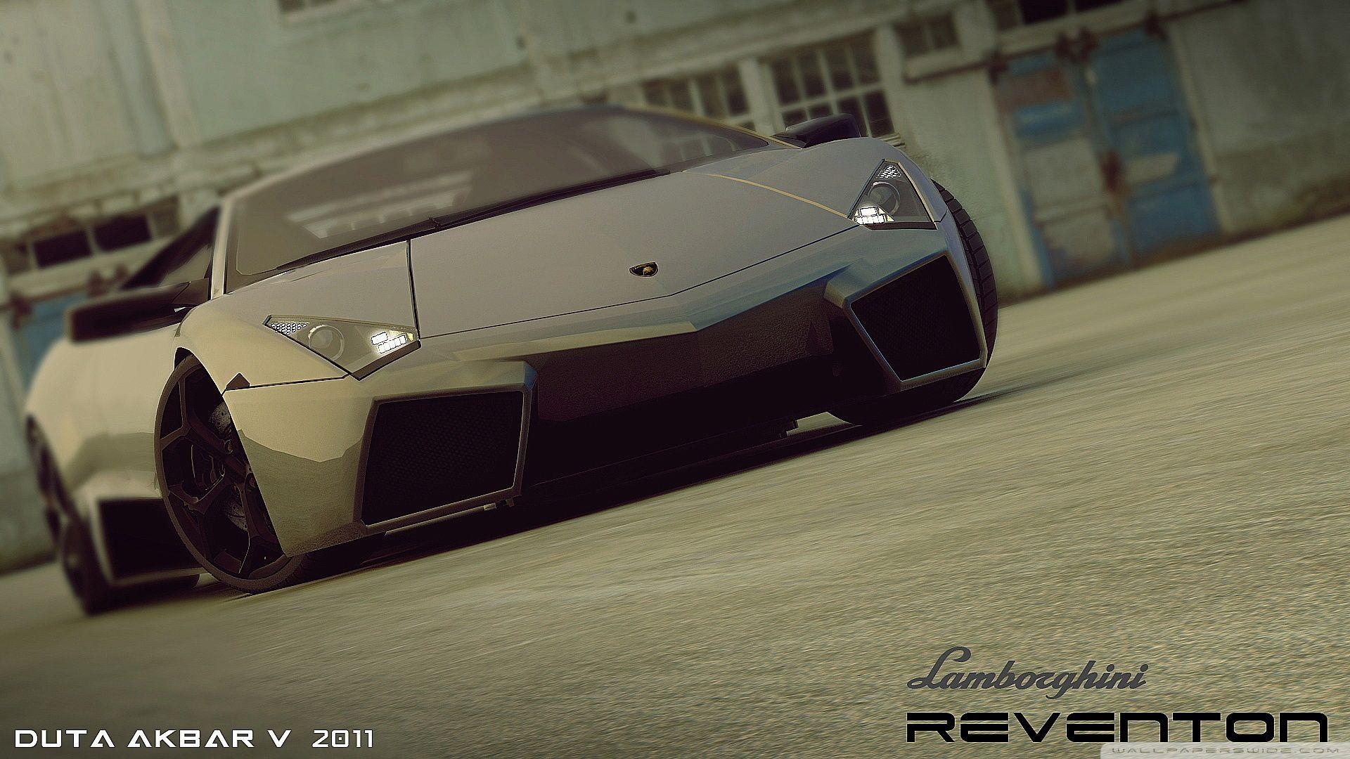 Lamborghini Reventon, 3D Max, 4K, Desktop, Autos, 1920x1080 Full HD Desktop