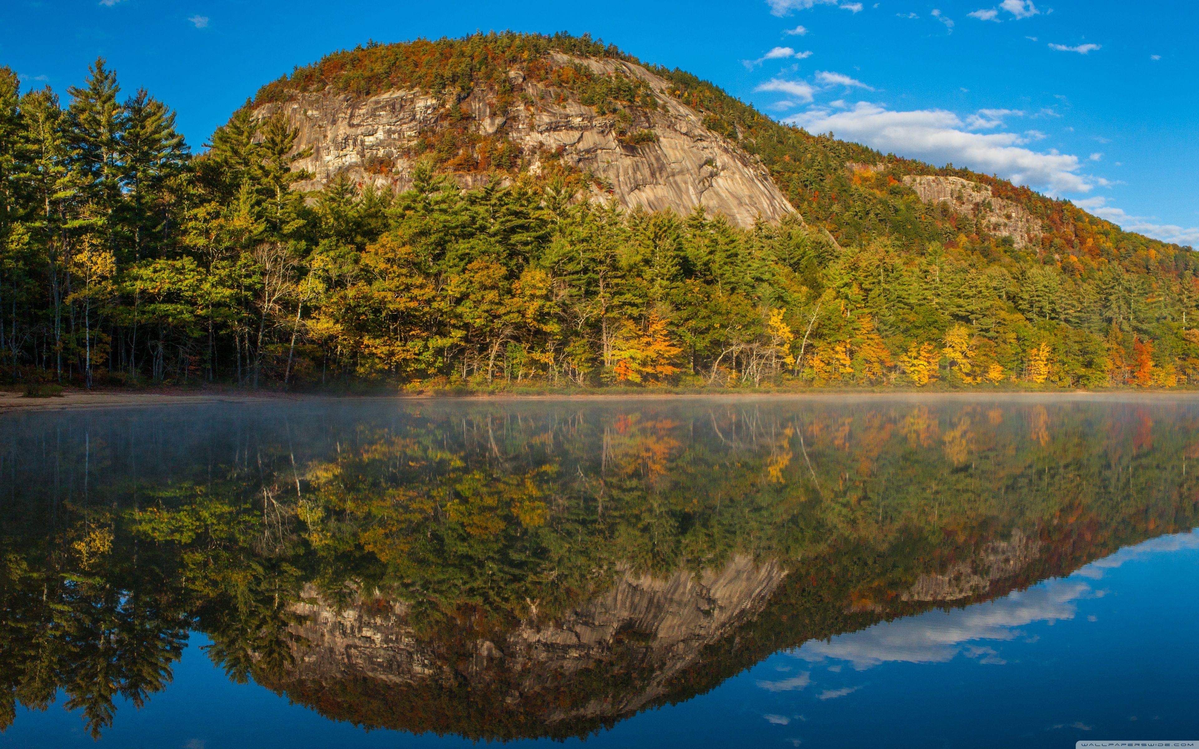 Echo Lake, Weiße Berge, New Hampshire, 4K HD, USA, 3840x2400 4K Desktop