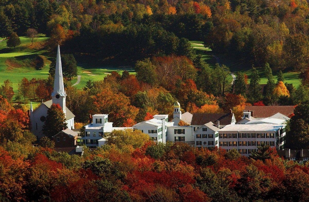 Wälder, Bäume, Vermont, Herbst, romantisch, 1200x790 HD Desktop