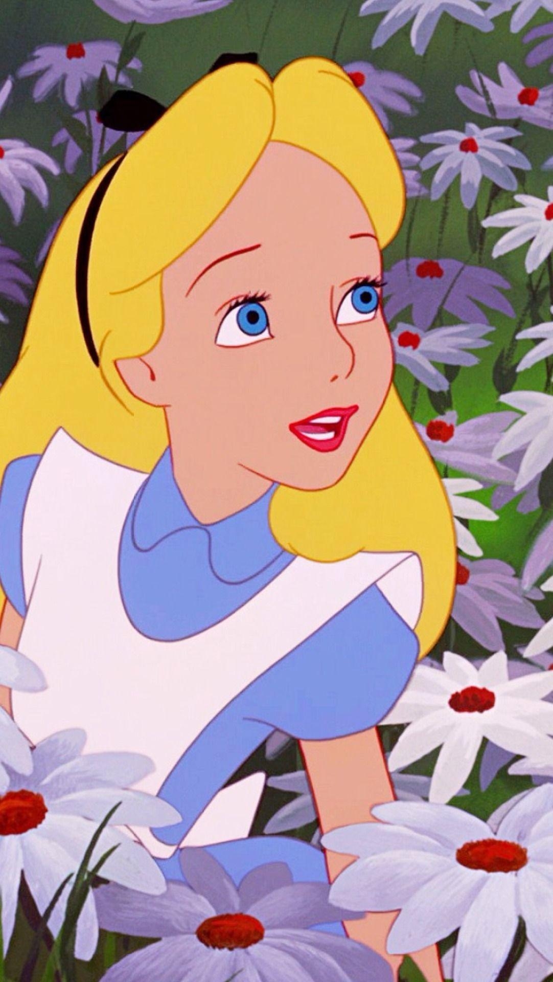 Alice im Wunderland 1951, Disney, Alice, Disney Hintergrund, Klassiker, 1090x1920 HD Handy