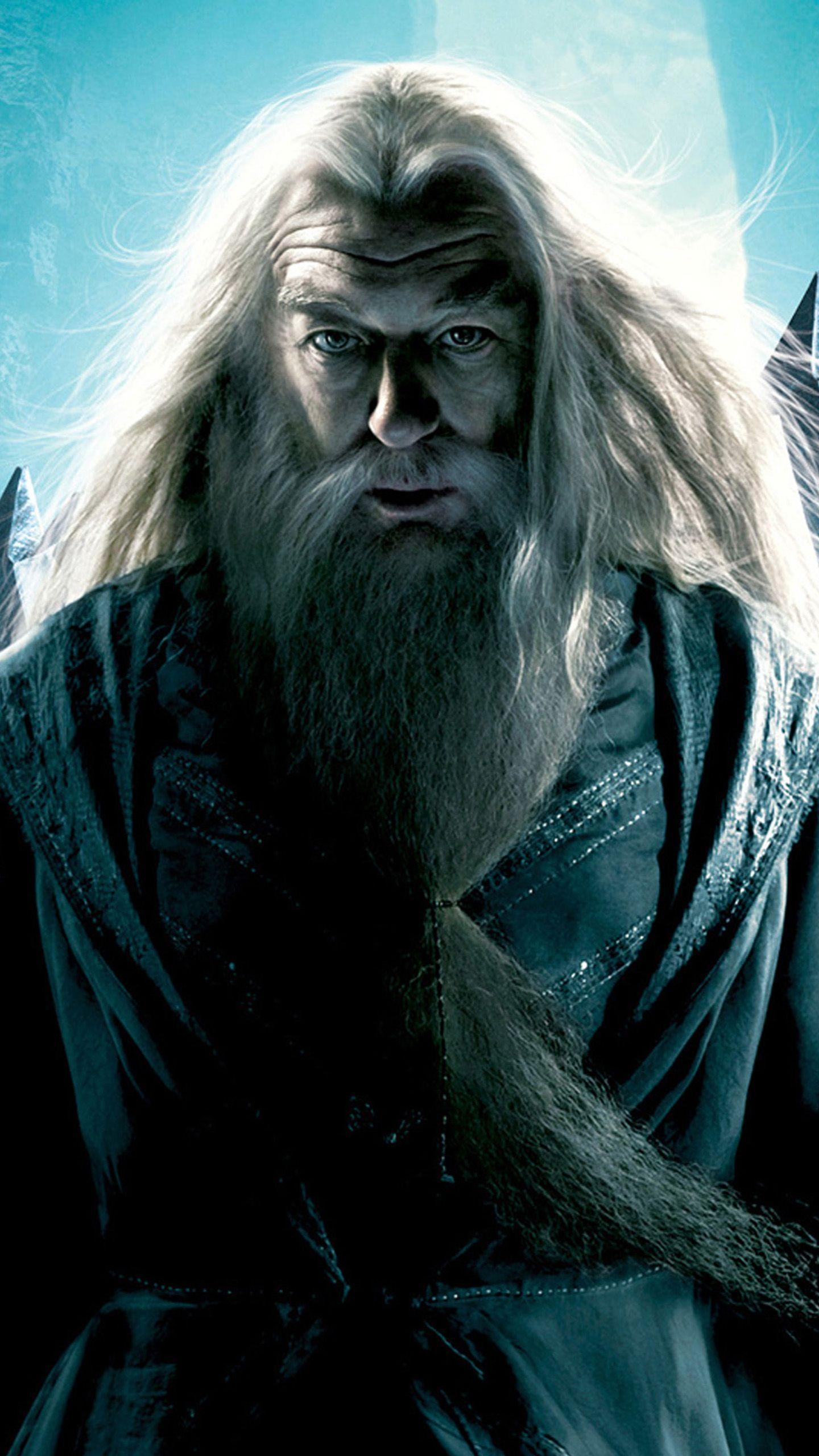 Harry Potter, Albus Dumbledore, Filme, Magie, Porträt, 1440x2560 HD Handy