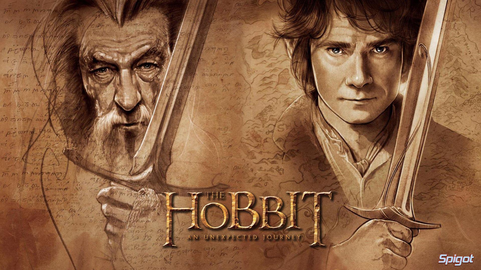 Bilbo Beutlin, Frodo Beutlin, Der Hobbit, Film, Hintergrund, 1920x1080 Full HD Desktop