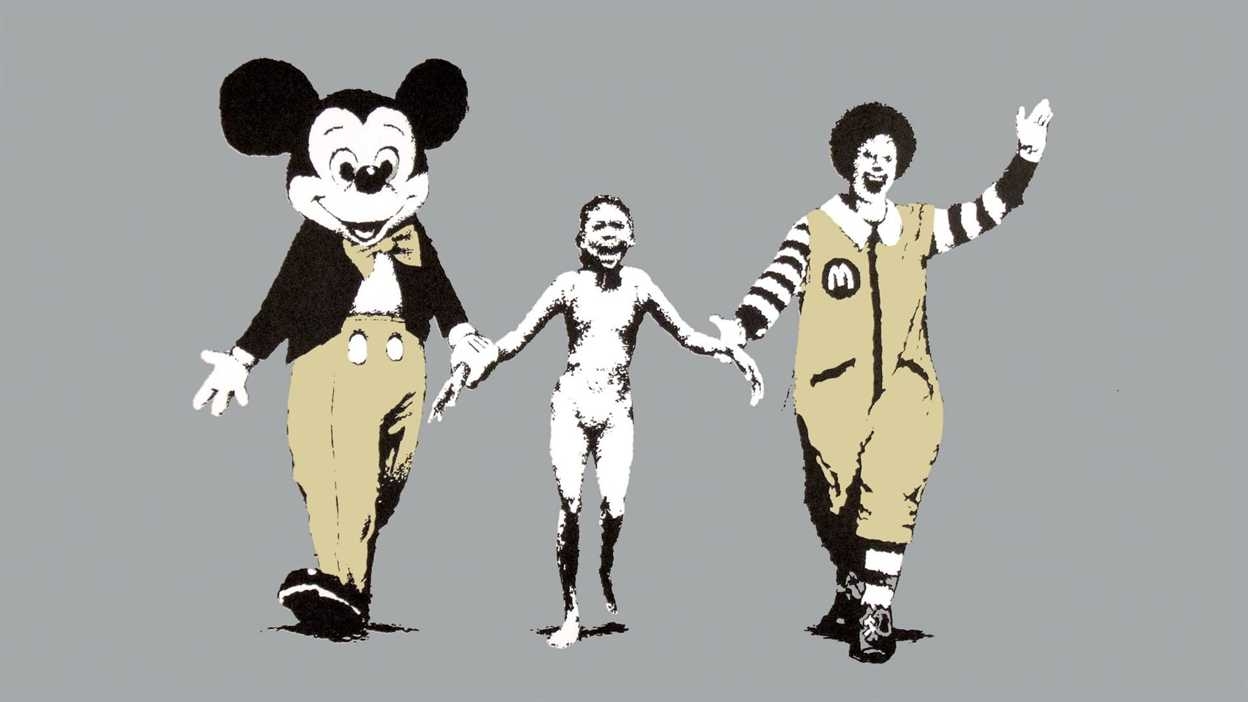 Banksy, HD, Kunst, Hintergrund, Wandbild, 1250x710 HD Desktop