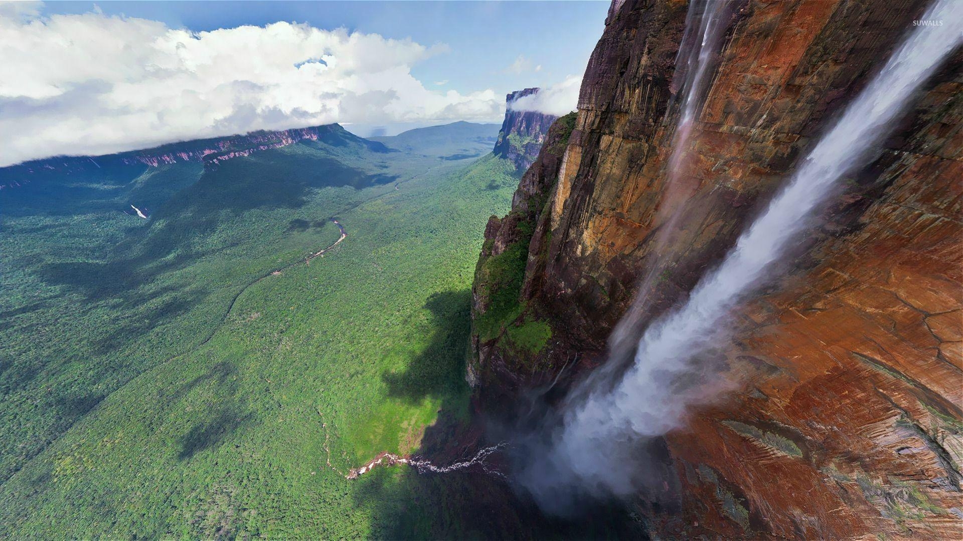 Angel Falls, Wasserfall, Hintergrund, Bild, Venezuela, 1920x1080 Full HD Desktop