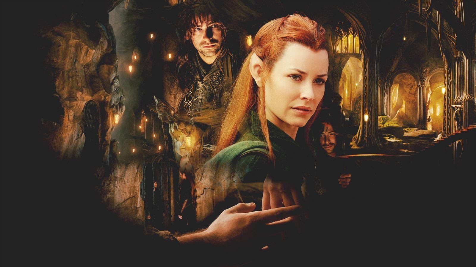 Kili Tauriel, Hobbit, Filme, Liebe, Elfen, 1600x900 HD Desktop