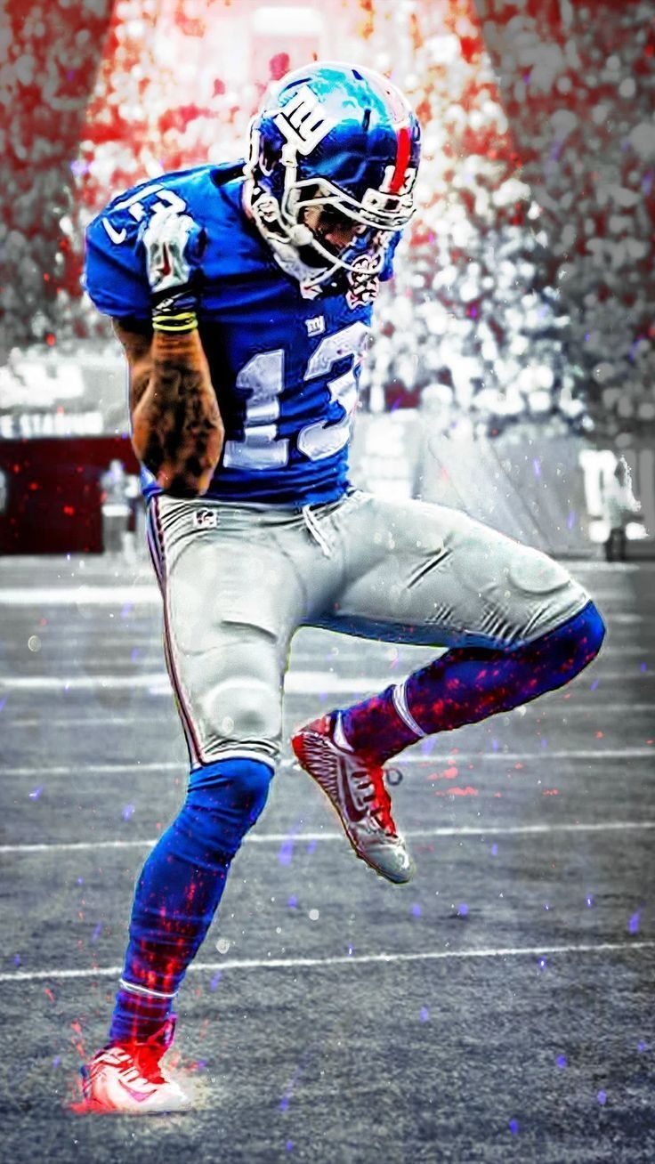 4K Wallpaper, Odell Beckham Jr, American Football, Baton Rouge, 740x1310 HD Handy