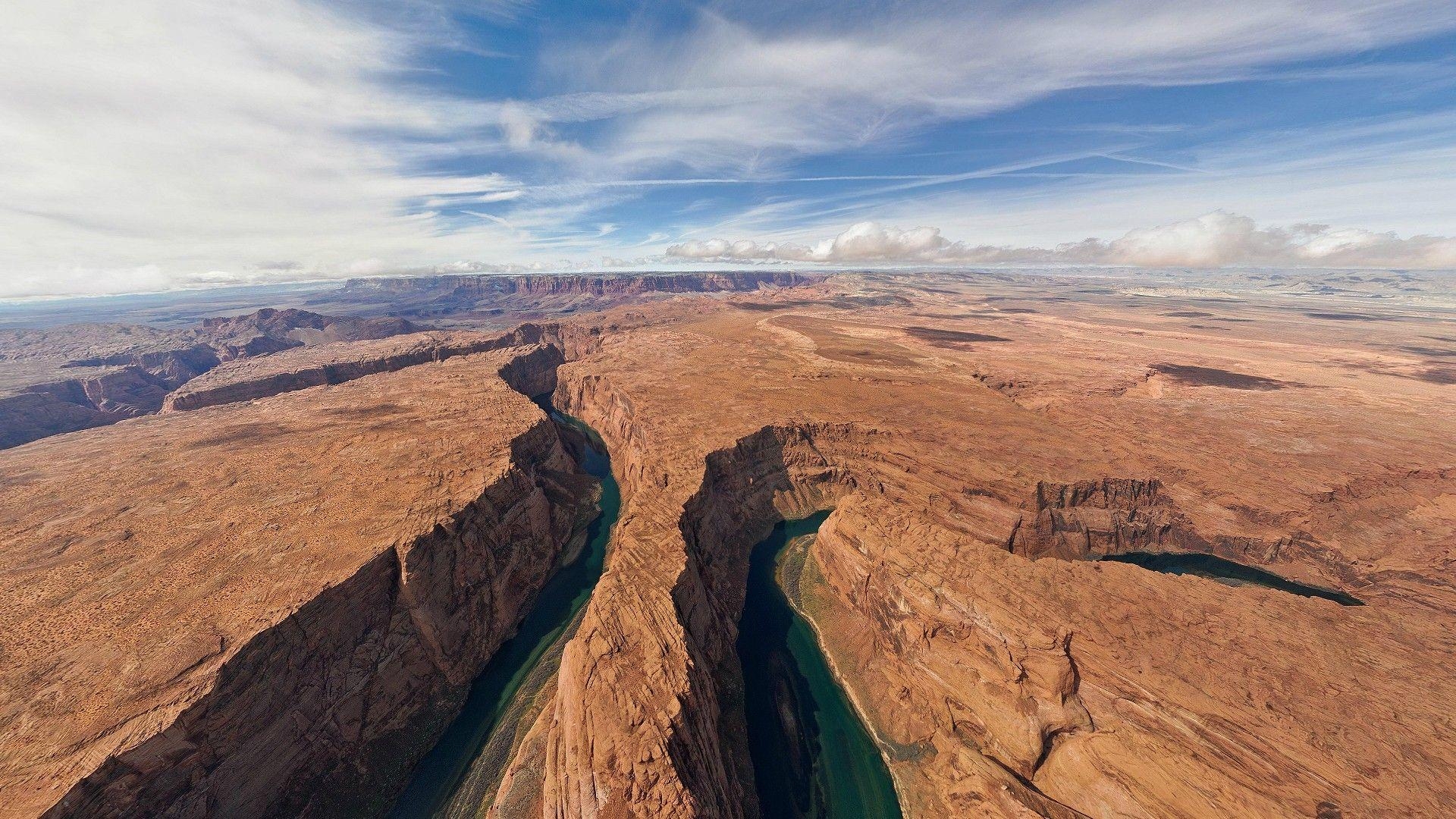 Badlands, Fluss, Natur, Landschaft, South Dakota, 1920x1080 Full HD Desktop