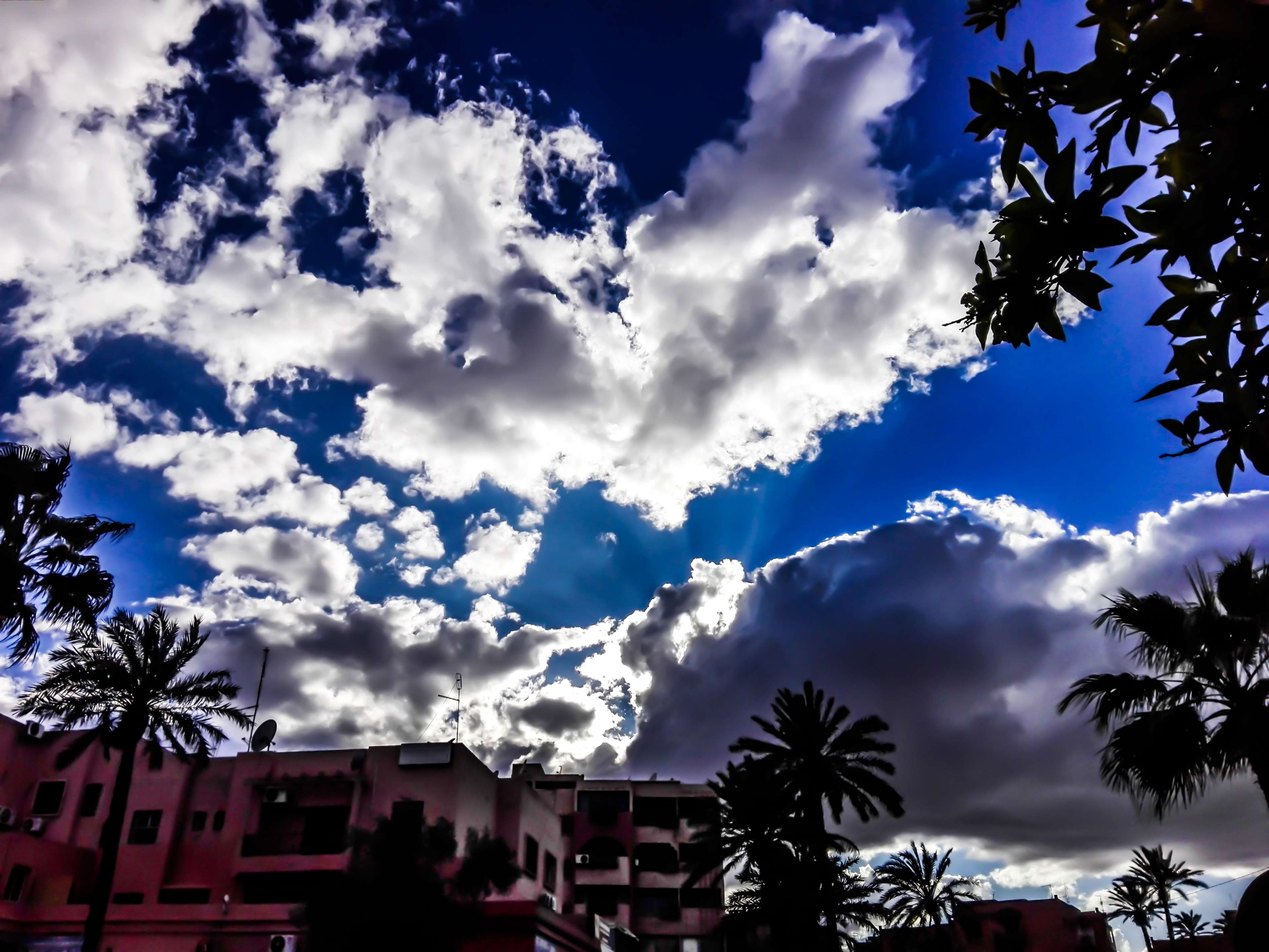 Marrakesch, Afrika, blauer Himmel, Wolkenlos, Reisen, 3840x2880 4K Desktop