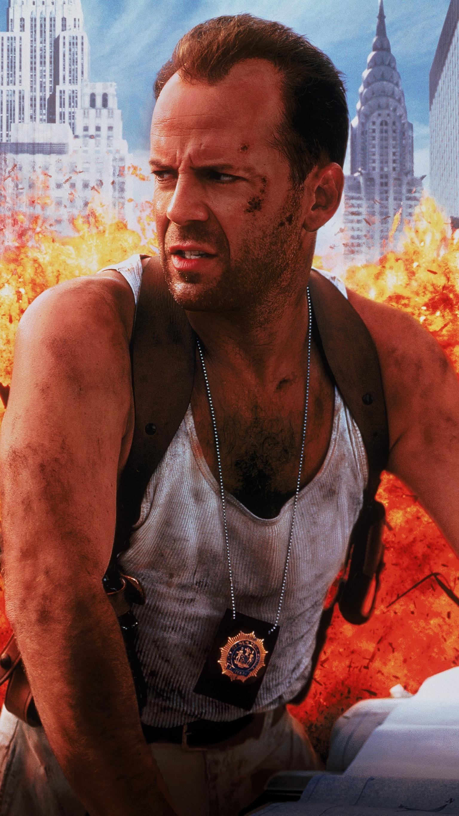 Stirb langsam 3, Rache, Bruce Willis, 1995, Action, 1540x2740 HD Handy