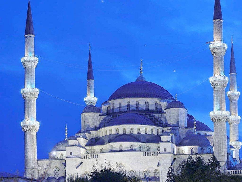 Blaue Moschee, Architektur, Istanbul, Reisen, Bild, 1030x770 HD Desktop