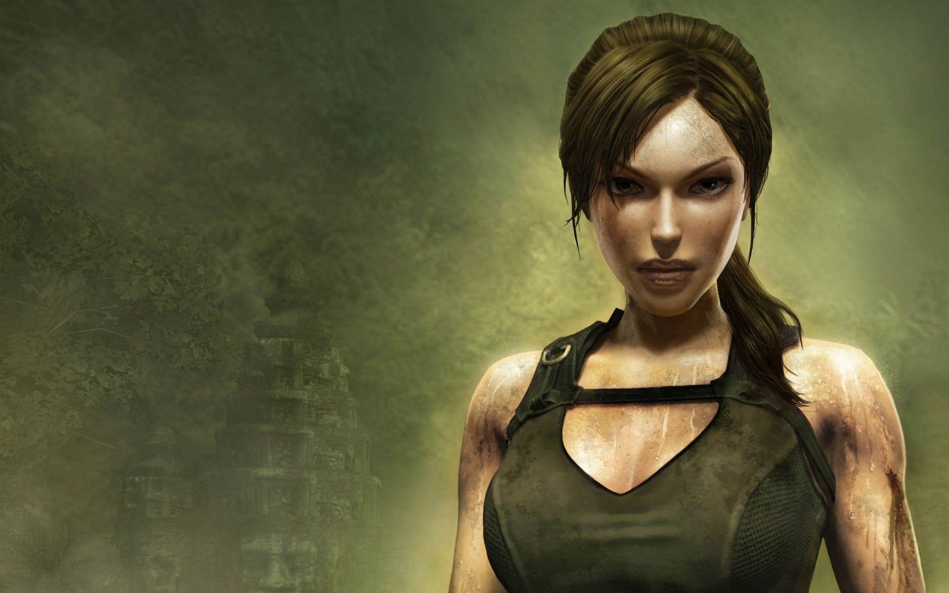 Tomb Raider, Lara Croft, Gaming, Abenteuer, Schwarz, 1920x1200 HD Desktop