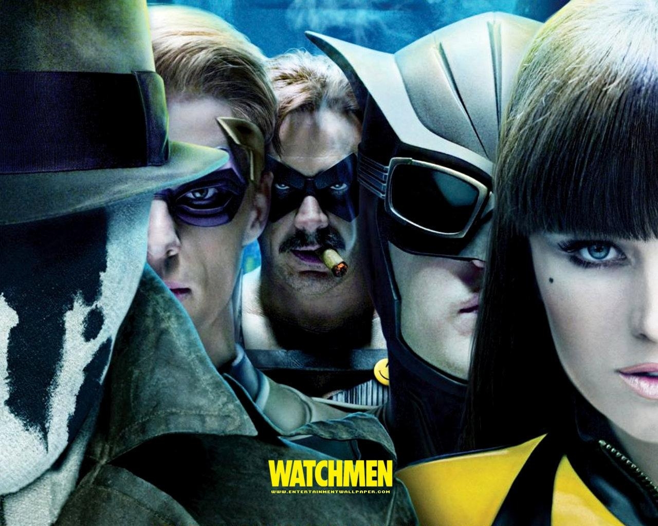 Watchmen, Rorschach, Superhelden, Silk Spectre, Komiker, 1280x1030 HD Desktop