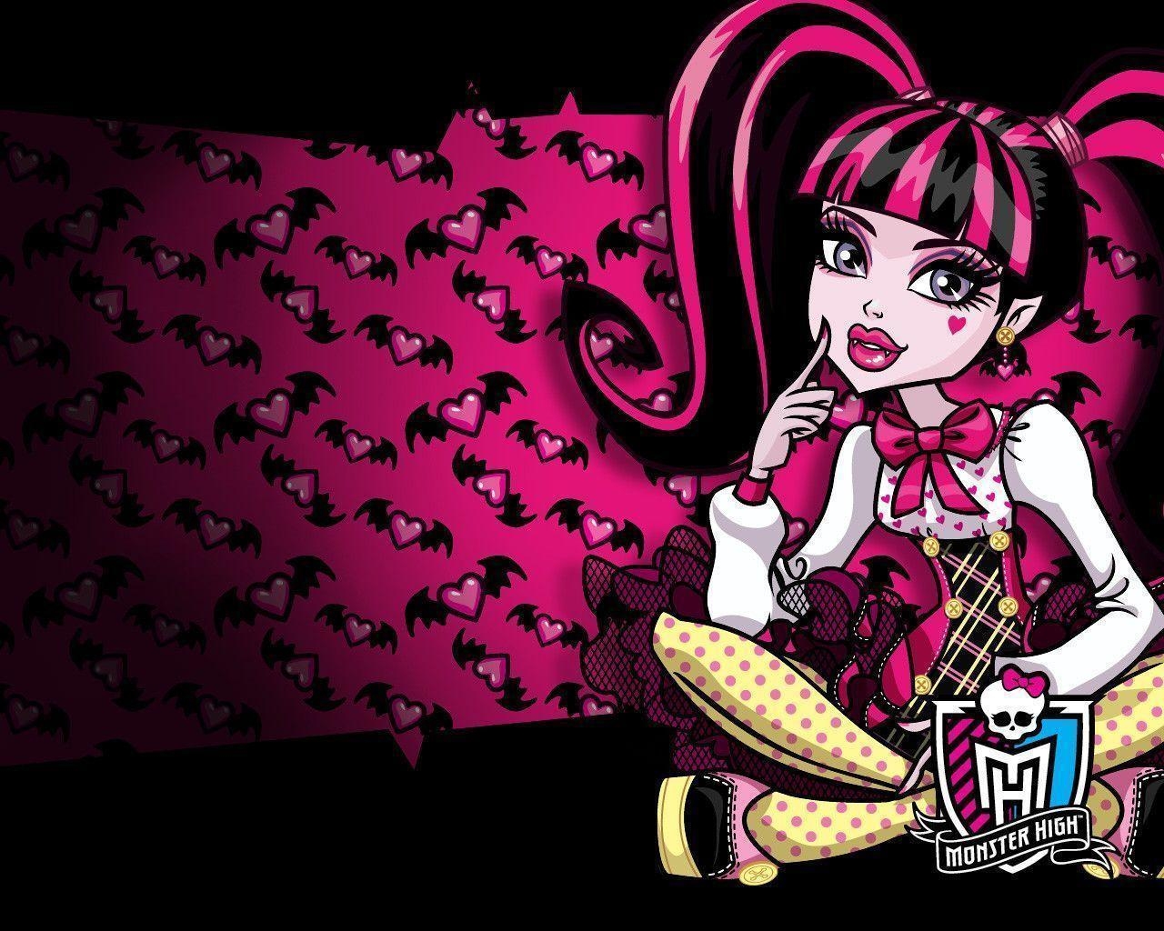 Monster High, Draculaura, Frankie Stein, Kinder, Animation, 1280x1030 HD Desktop