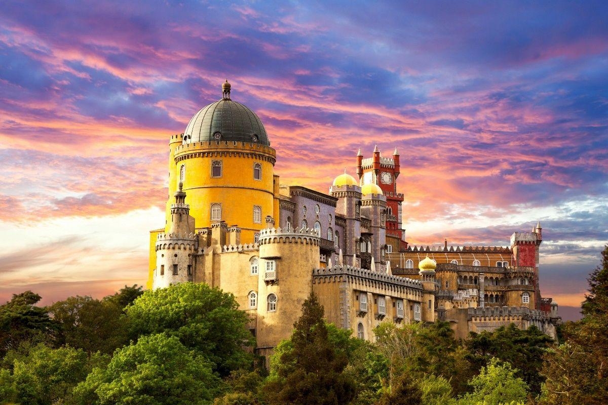 Pena Palast, Portugal, Landschaft, Gebäude, Reisen, 1200x800 HD Desktop