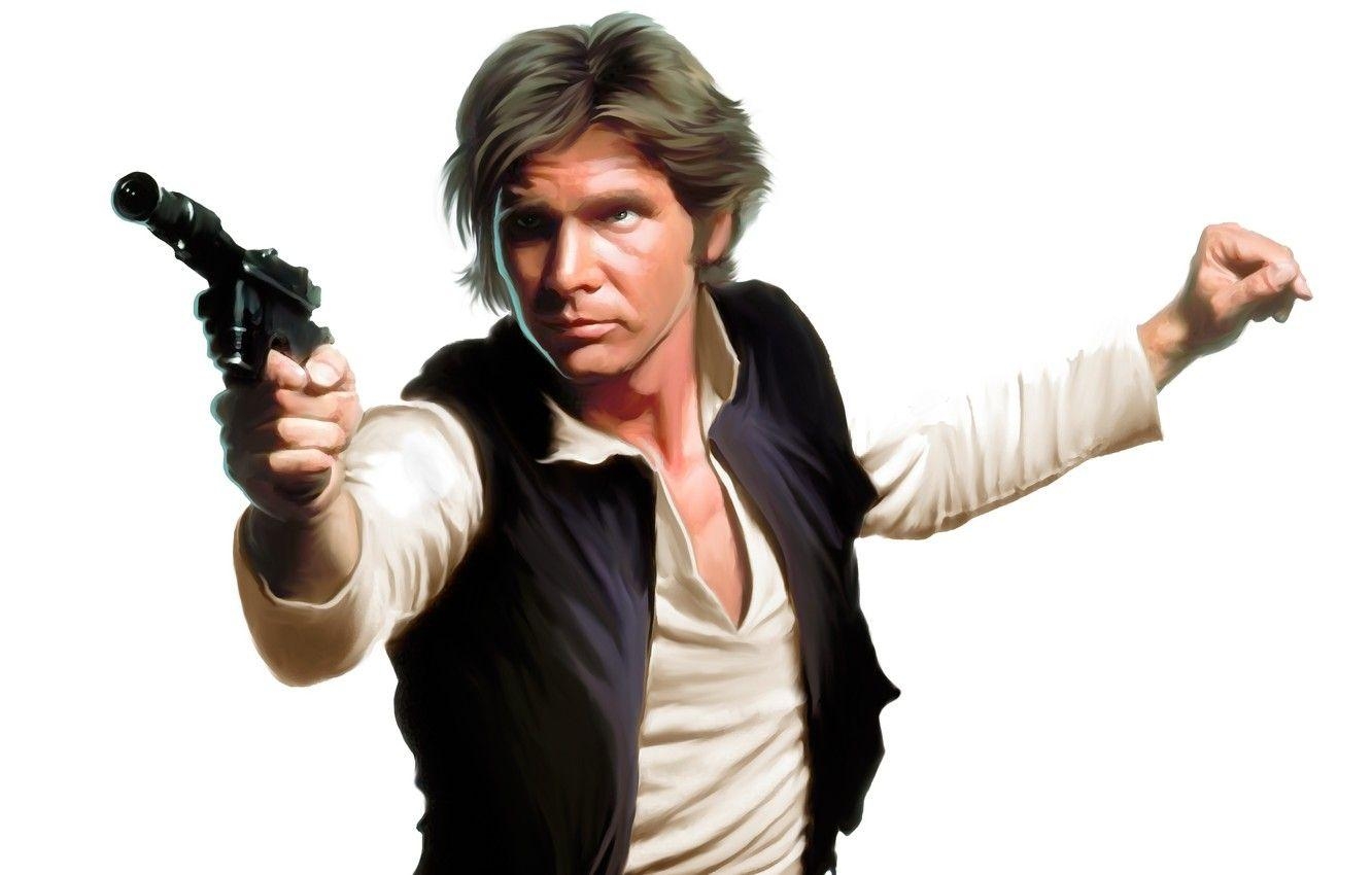 Fiktion, Star Wars, Han Solo, Harrison Ford, Kunst, 1340x850 HD Desktop