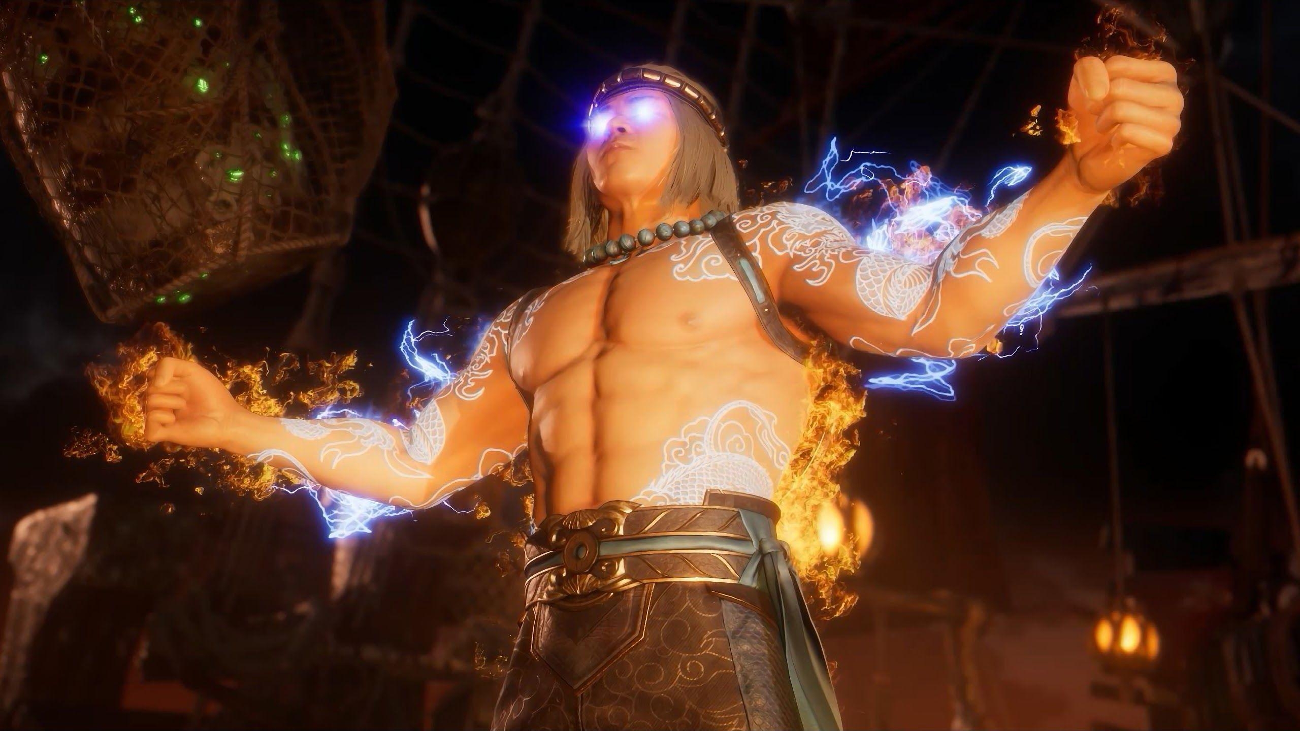 Liu Kang, Mortal Kombat 11, 4K, Kämpfer, Spiel, 2560x1440 HD Desktop