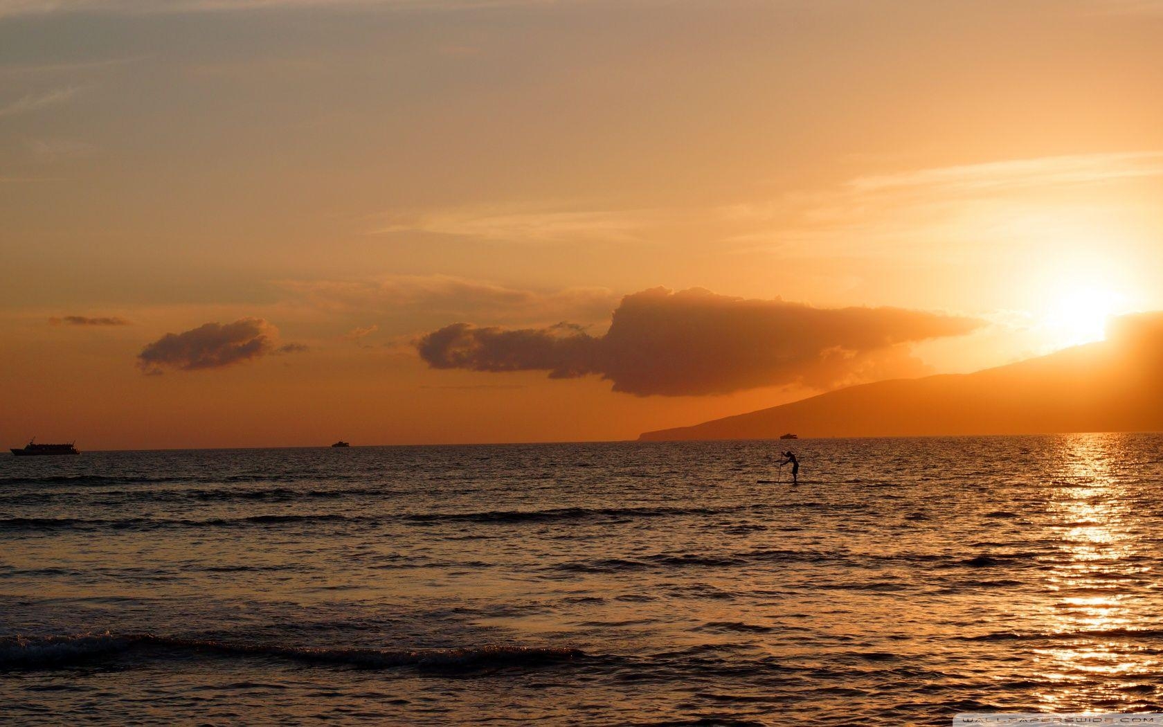 Lahaina, Strand, Maui, Hawaii, UltraHD, 1680x1050 HD Desktop