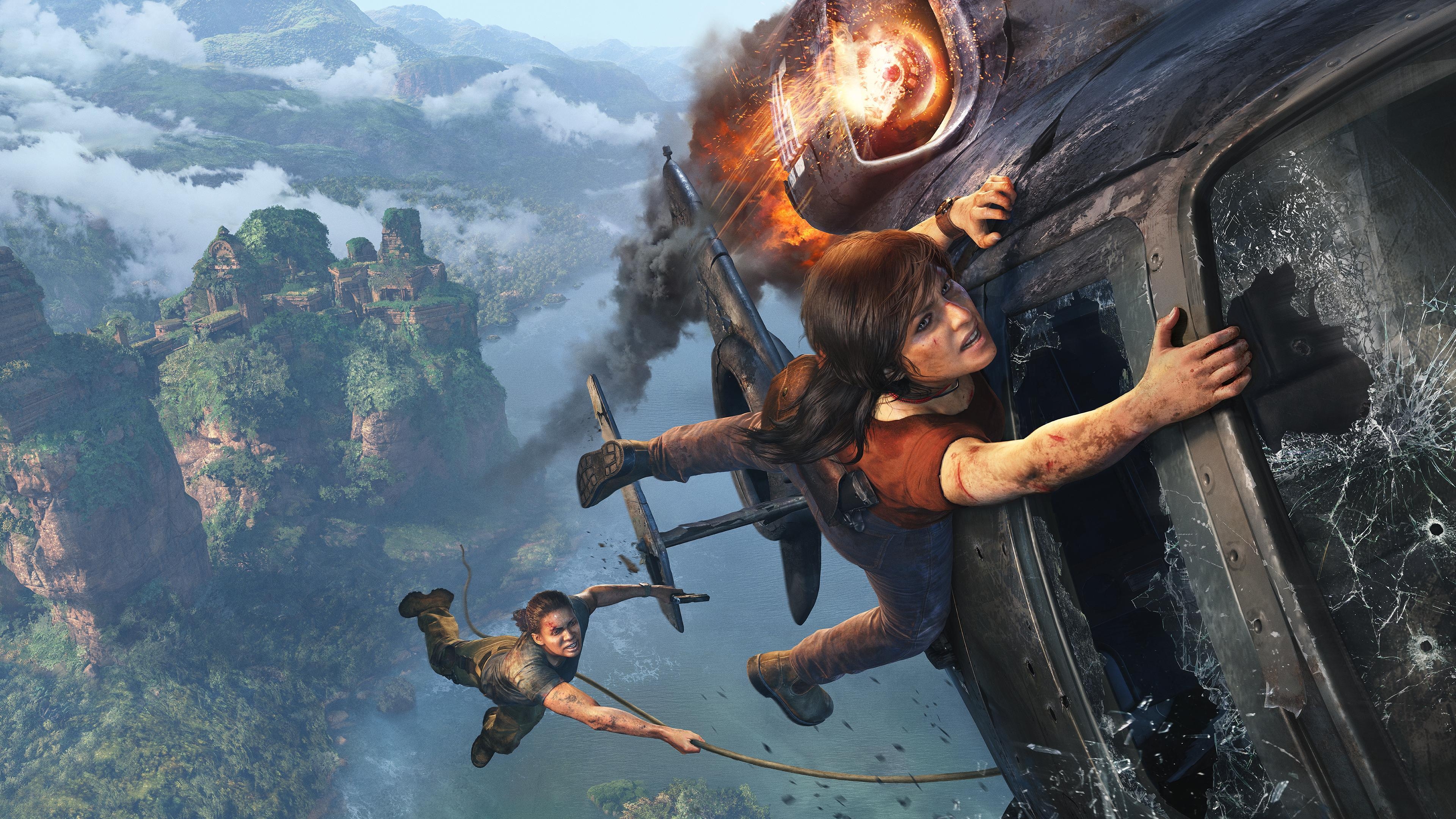 Uncharted, Lost Legacy, Anime, Abenteuer, Gaming, 3840x2160 4K Desktop