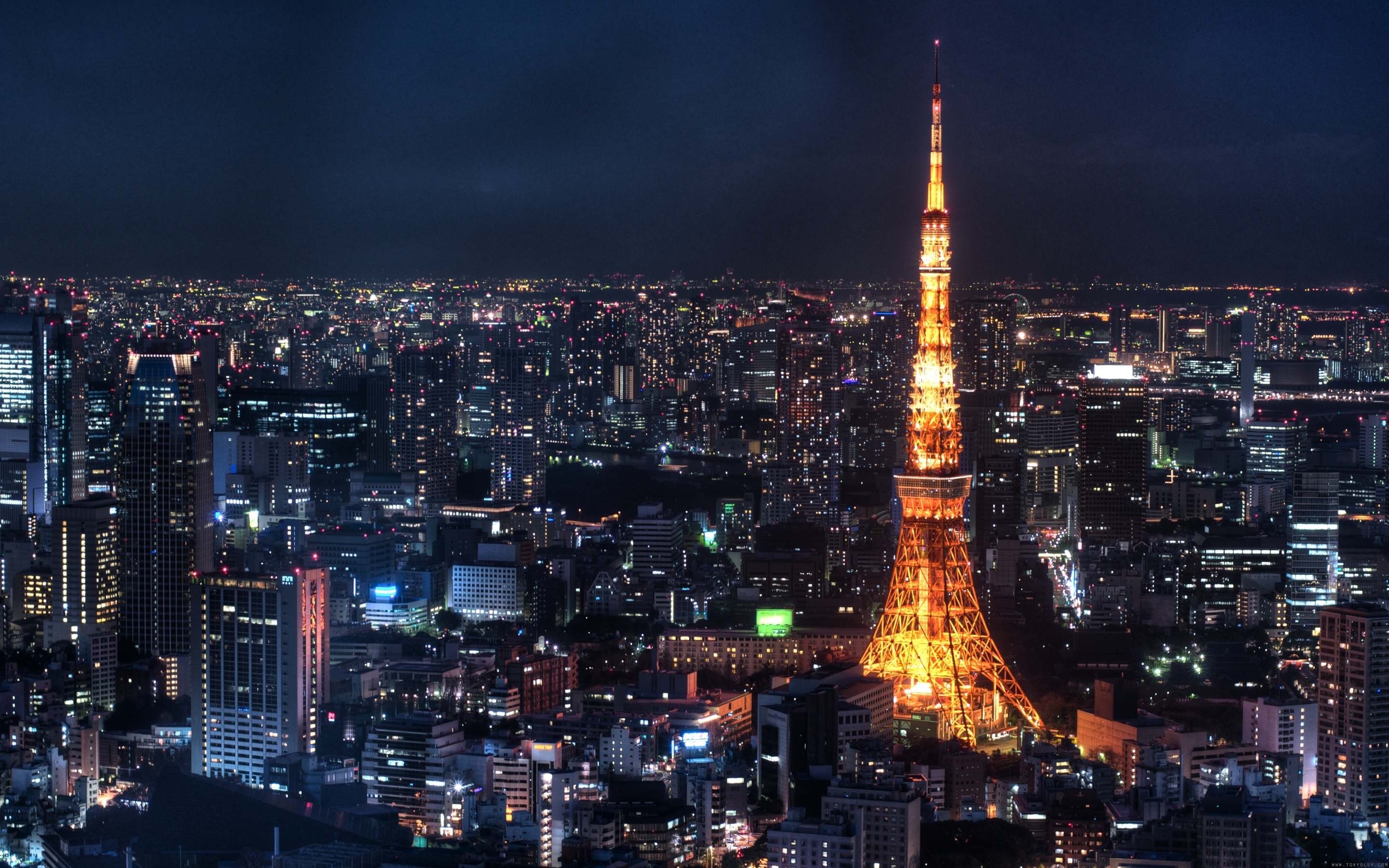 Tokyo Tower, Desktop, Japan, HD, Cityscape, 2880x1800 HD Desktop