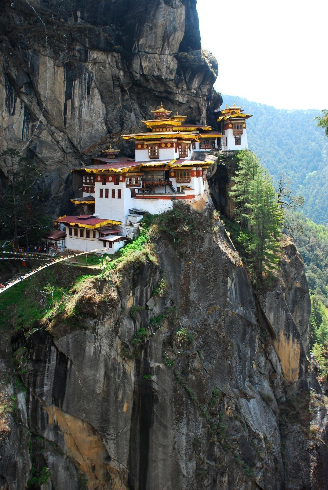 Traditionelle Architektur, Bhutan, Kultur, Himalaya, Reisen, 1080x1600 HD Handy