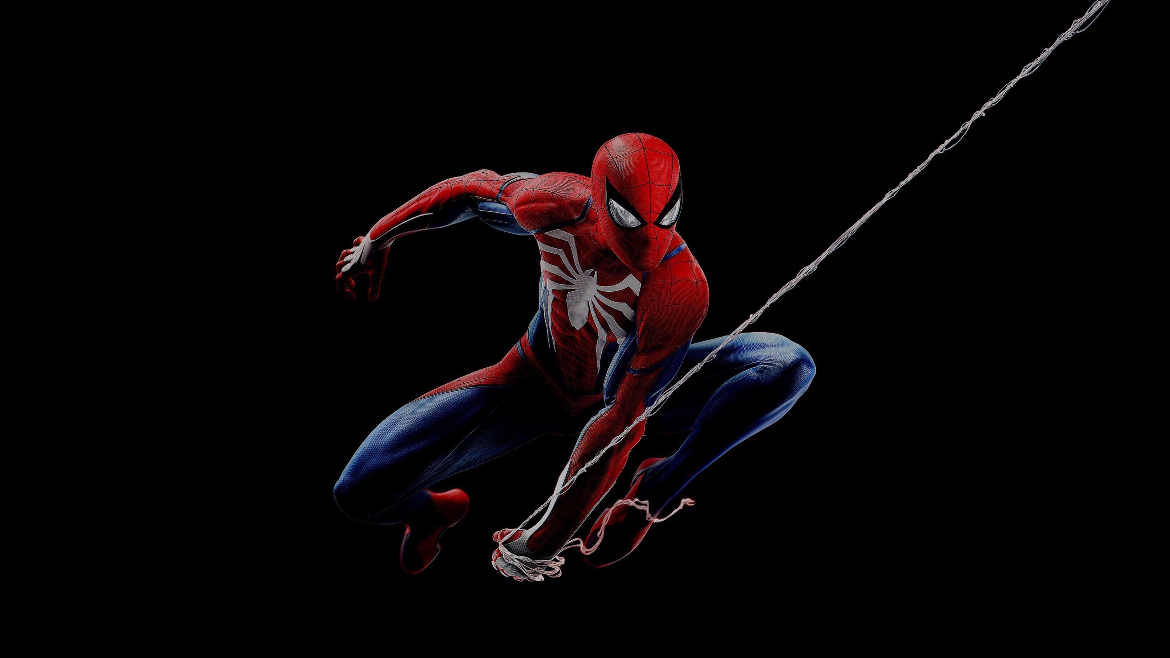 Spider-Man, Marvel, Comics, PS, Dunkel, 3840x2160 4K Desktop