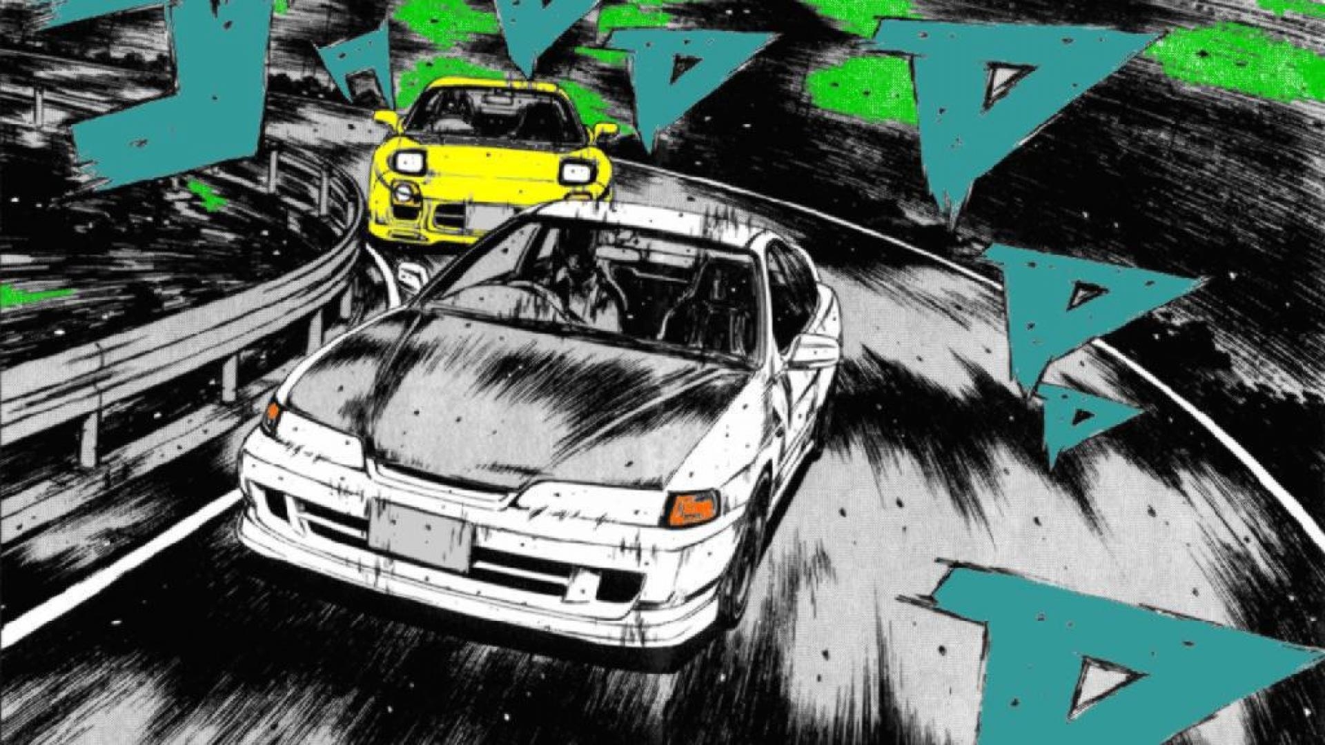 Initial D, HD, Anime, Drift, Auto, 1920x1080 Full HD Desktop