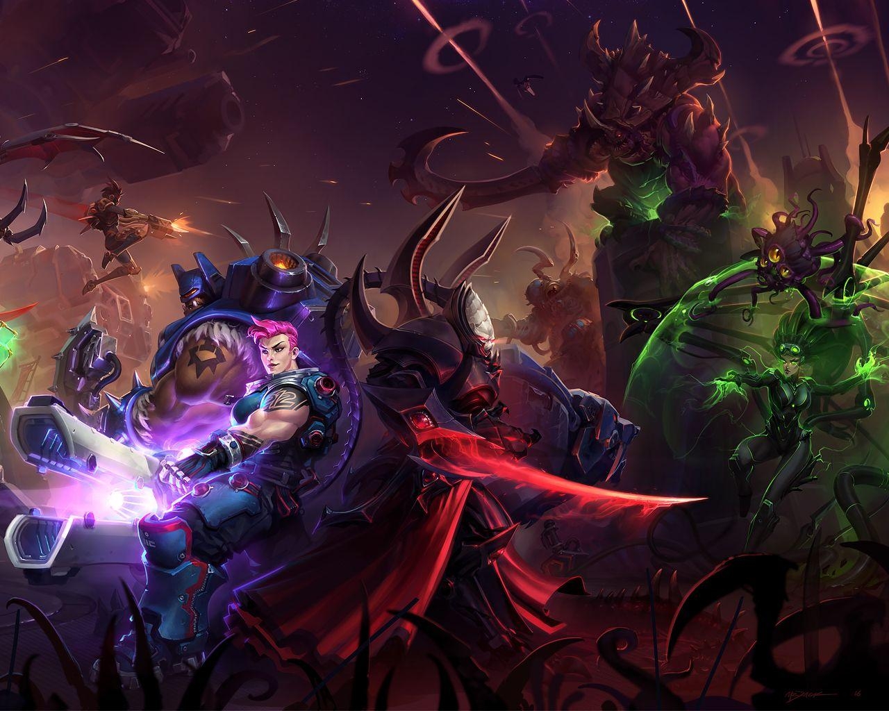 Heroes of the Storm, Full HD, Blizzard, Strategie, Spiele, 1280x1030 HD Desktop