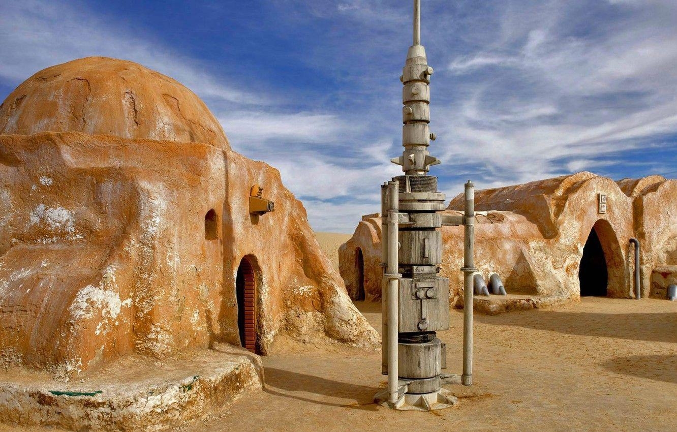 Tunesien, Star Wars, Jerid, Filmset, Landschaft, 1340x850 HD Desktop