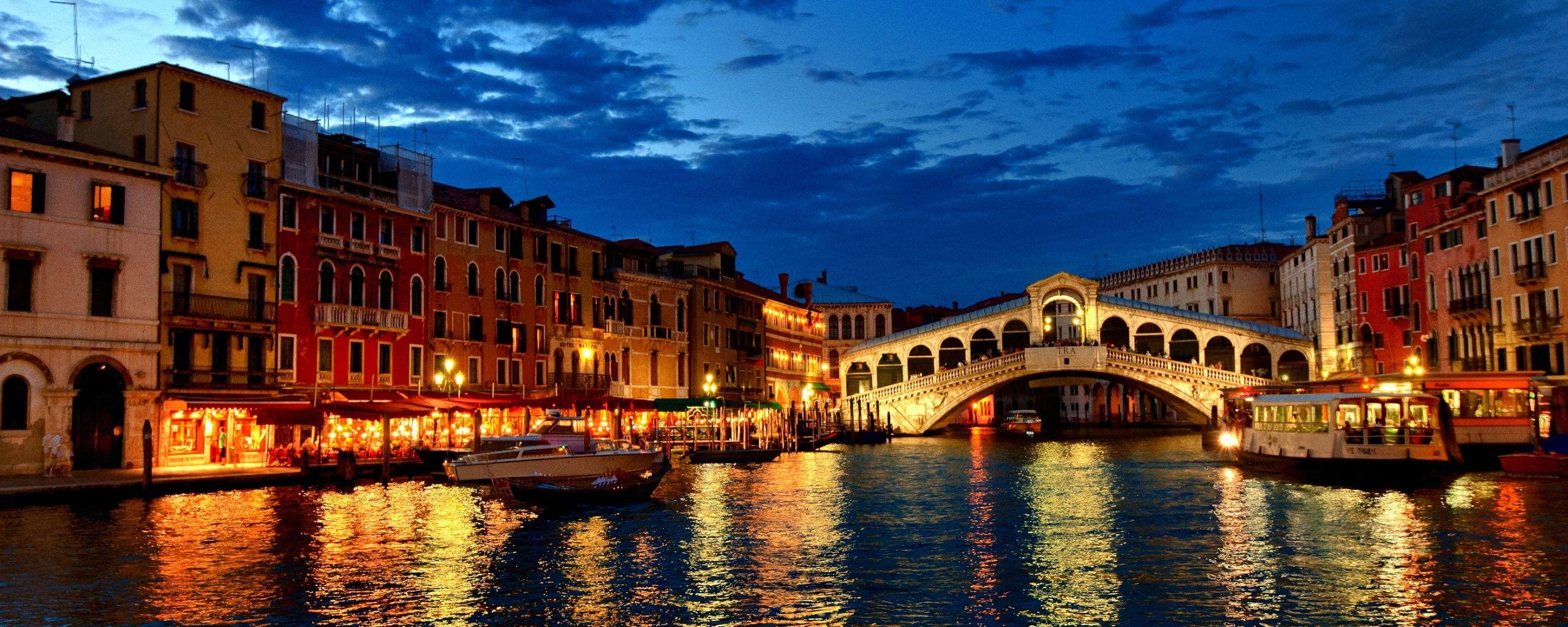 Venedig, Italien, HD, Reisen, Foto, 2560x1030 Dual Screen Desktop