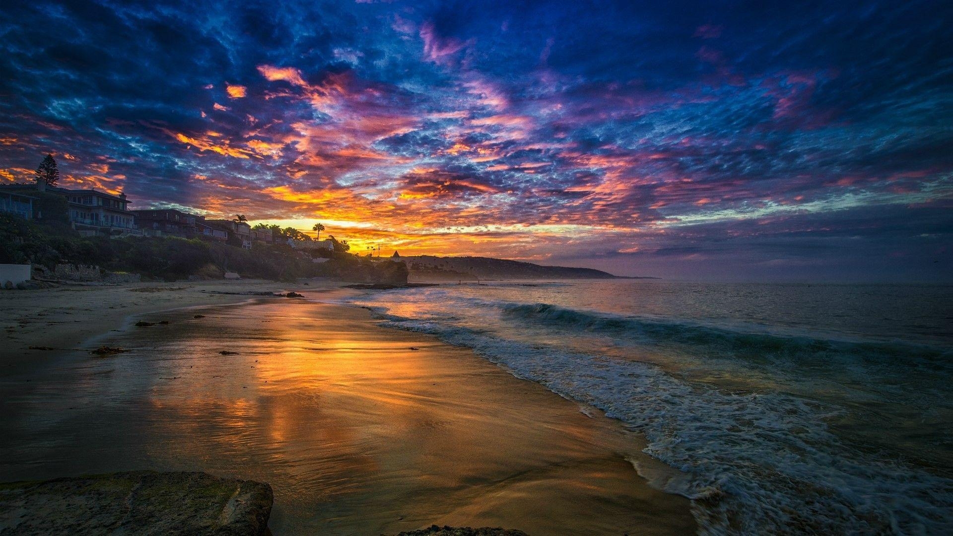 Laguna Beach, Sommer, Meer, Kalifornien, Küstenstadt, 1920x1080 Full HD Desktop