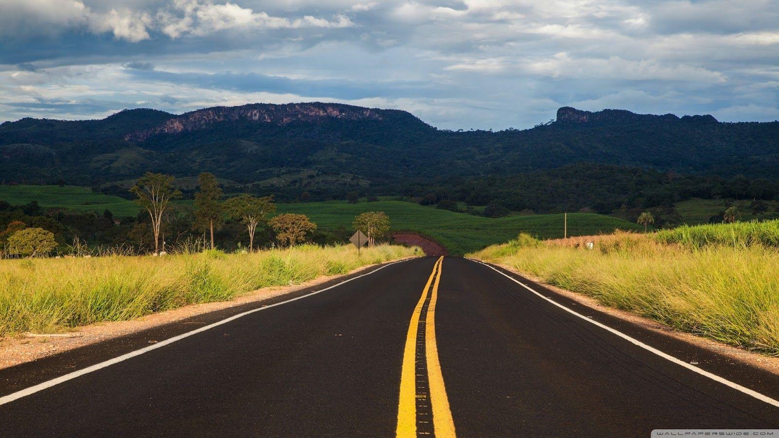 Autobahn, Straße, Landschaft, Natur, 10x900, 1600x900 HD Desktop