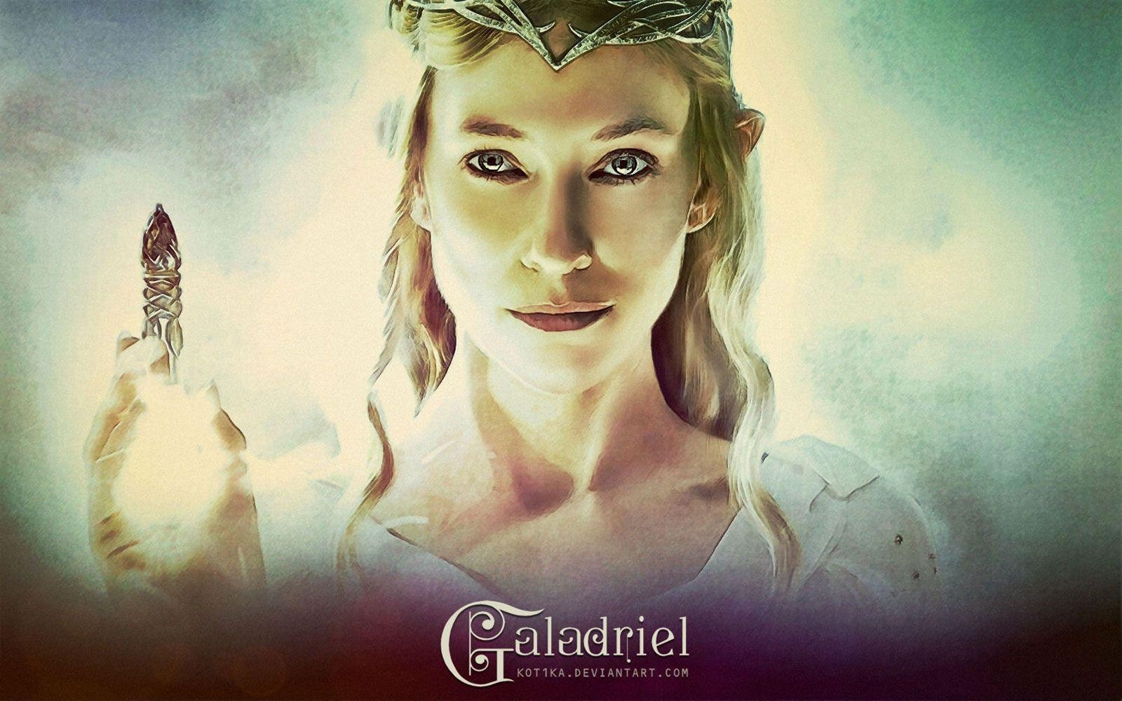 Galadriel, Wallpaper, Film, Fantasy, Elben, 1600x1000 HD Desktop